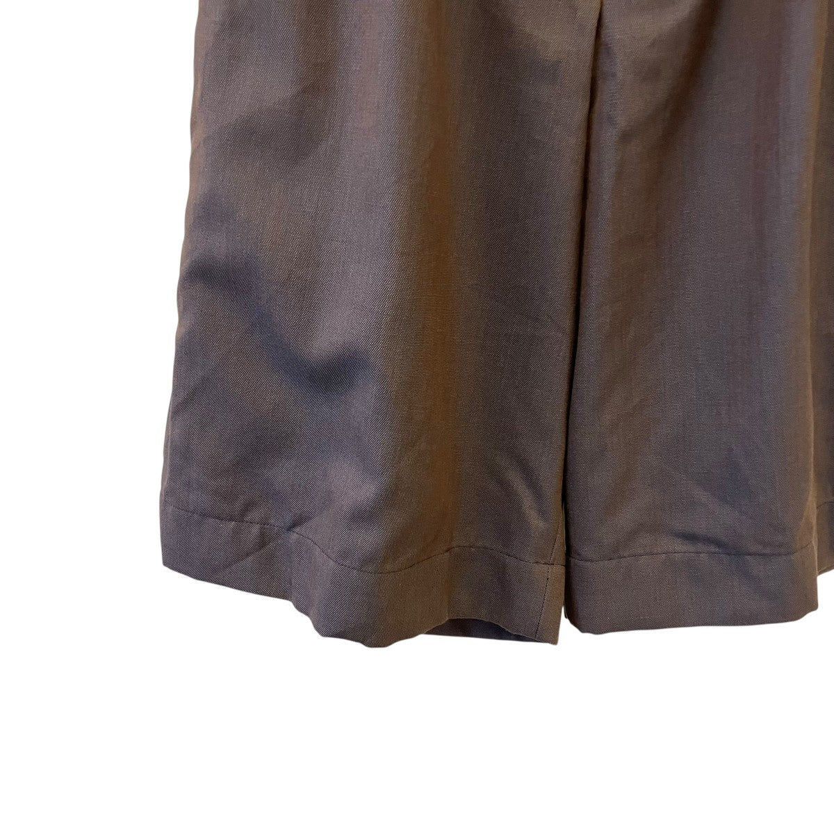 MAISON SPECIAL 4 Colors Chambray Washable Wool Prime-Wide Shortsハーフパンツ11251461509 古着・中古-4枚目のアイテム画像