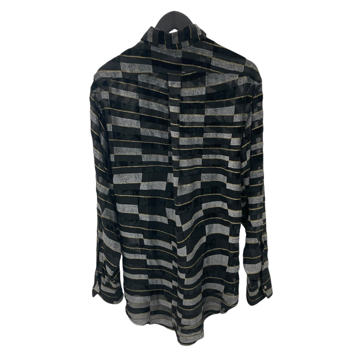Woven Blanket Coat長袖シャツerl04-b007