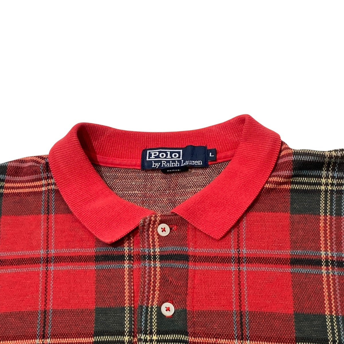 POLO RALPH LAUREN チェックポロシャツ 古着・中古-6枚目のアイテム画像
