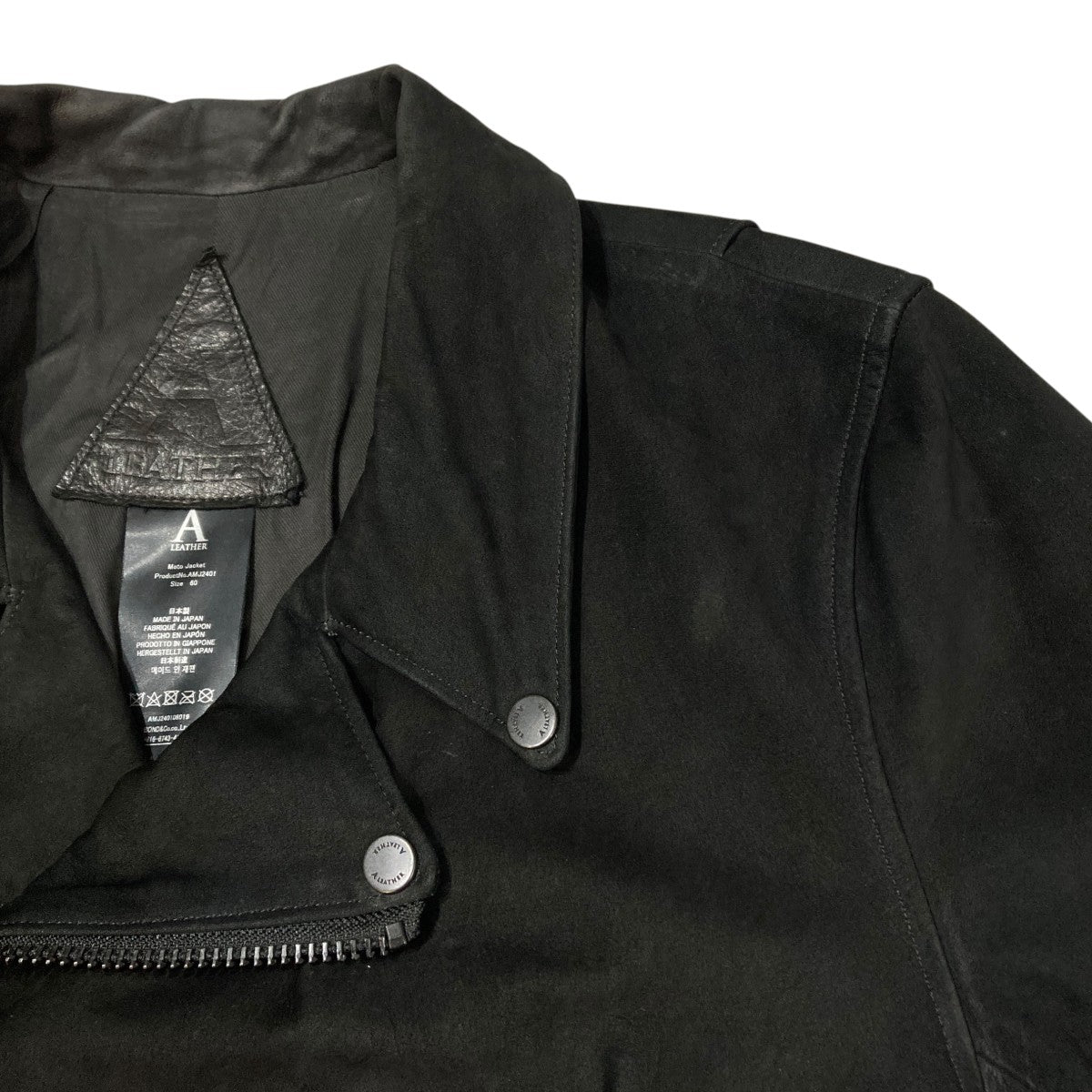 MOTO JACKET ヌバックライダースジャケットAMJ2401