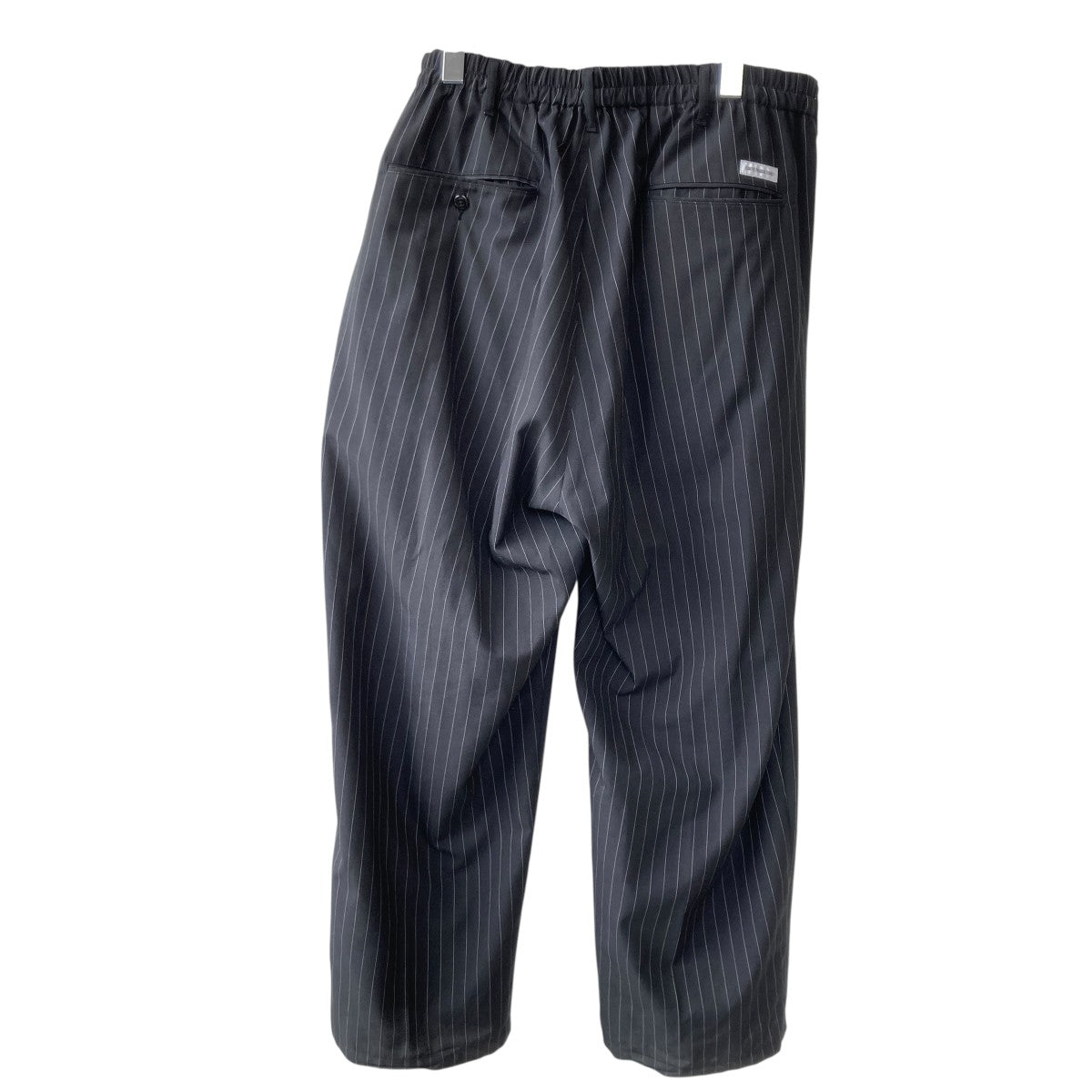 25AWT W 2 Tuck Easy Pantsストライプパンツ
