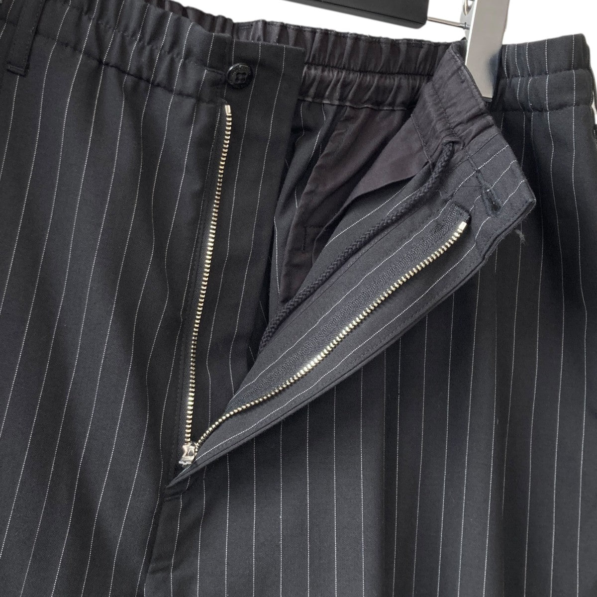 25AWT W 2 Tuck Easy Pantsストライプパンツ