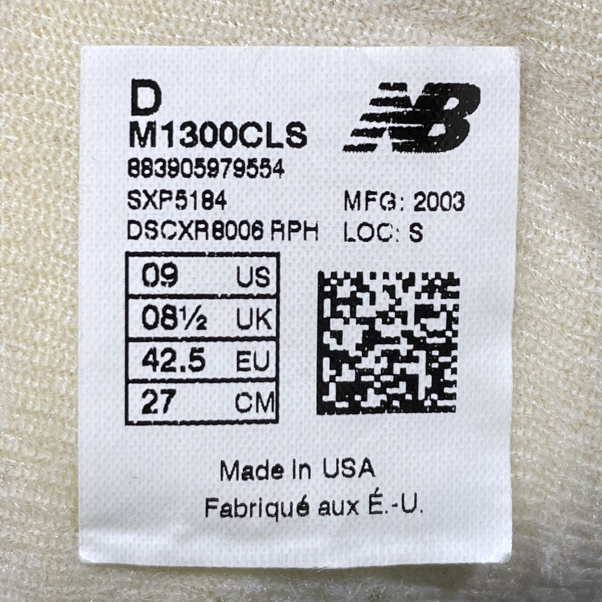 スニーカー M1300CLS MADE IN USA
