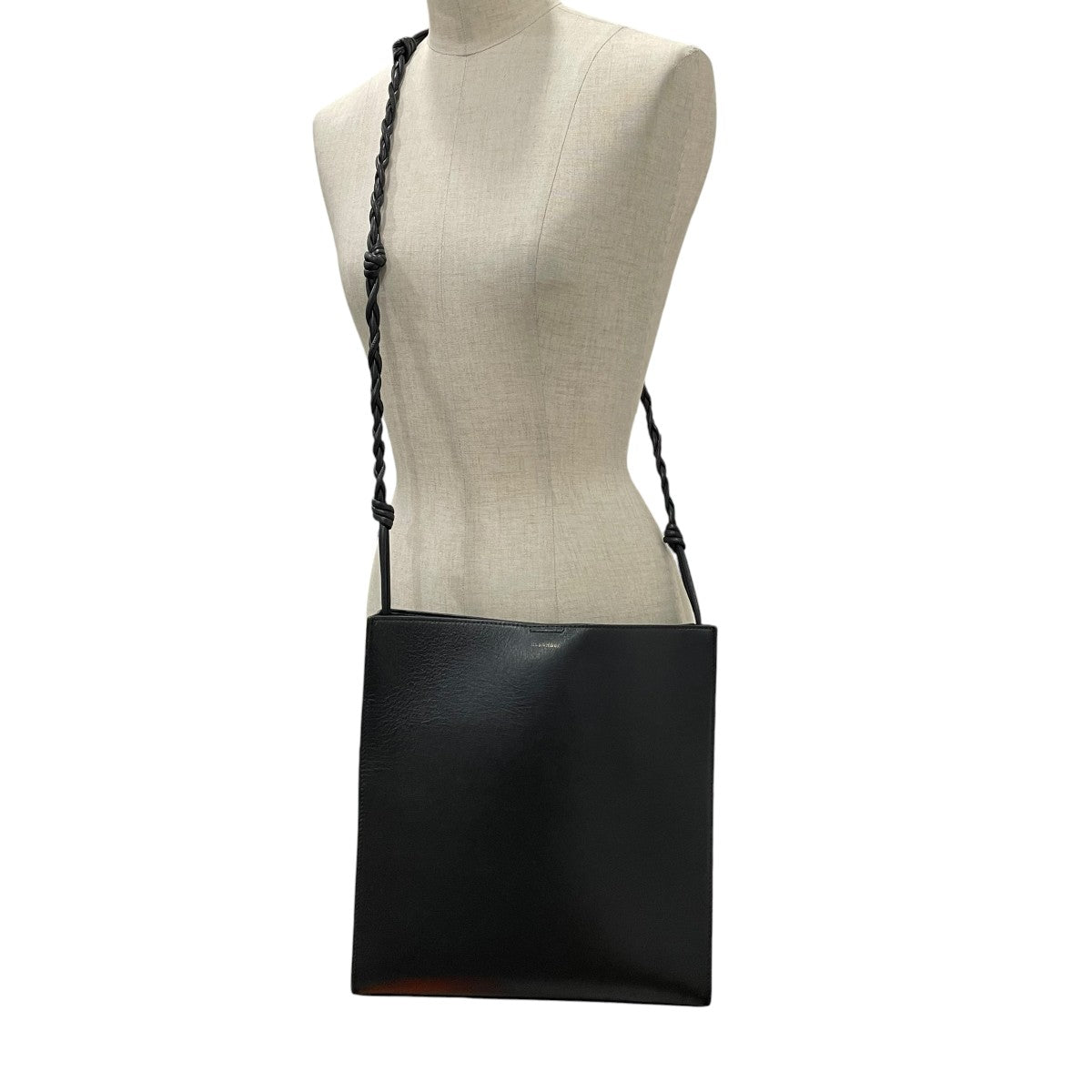 ジャンク品 JIL SANDER タングル ショルダーバッグ ブラック JIL SANDER(ジルサンダー) tangleショルダーバッグ ブラック｜【公式