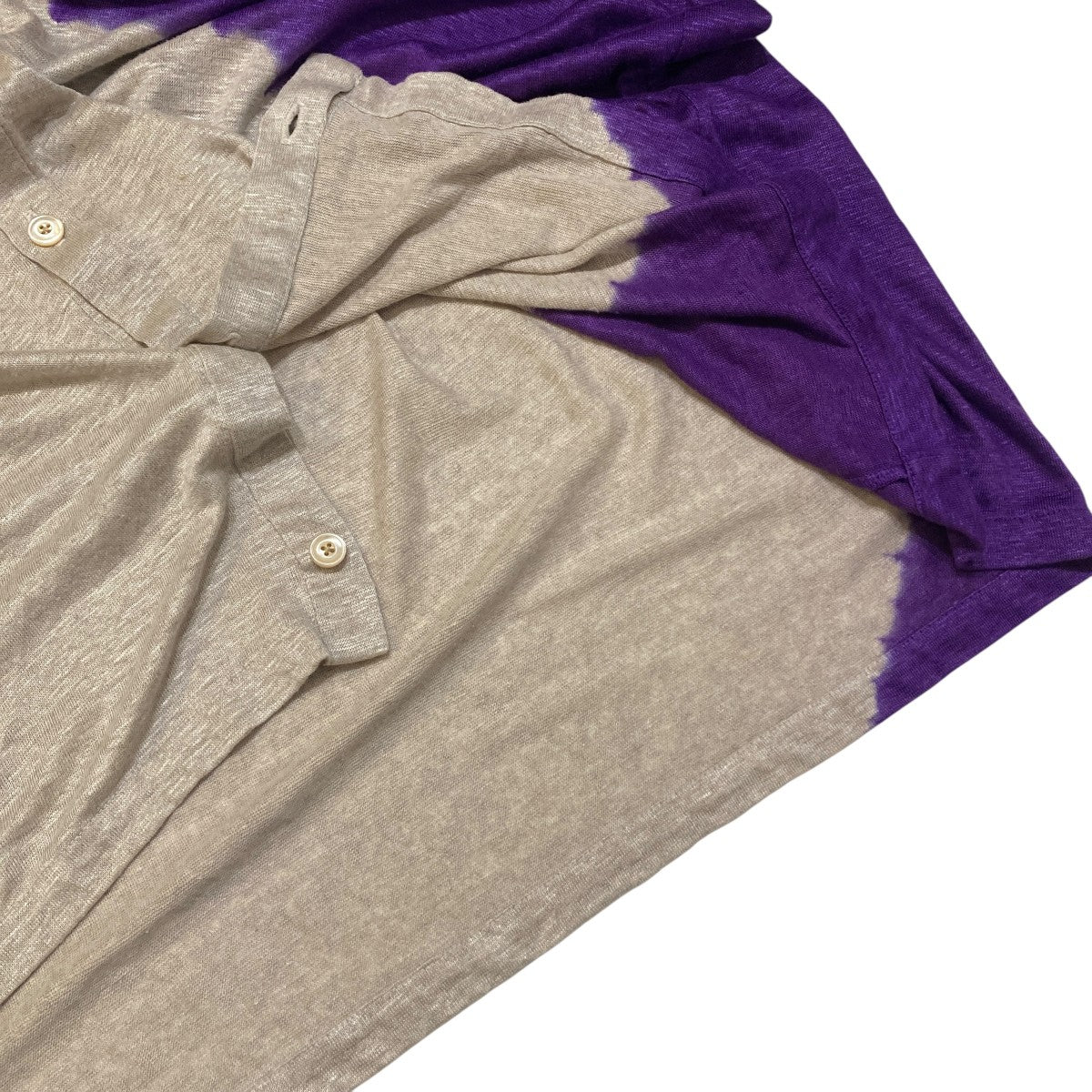 LINEN JERSEY BUTTON CARDIGANカーディガン
