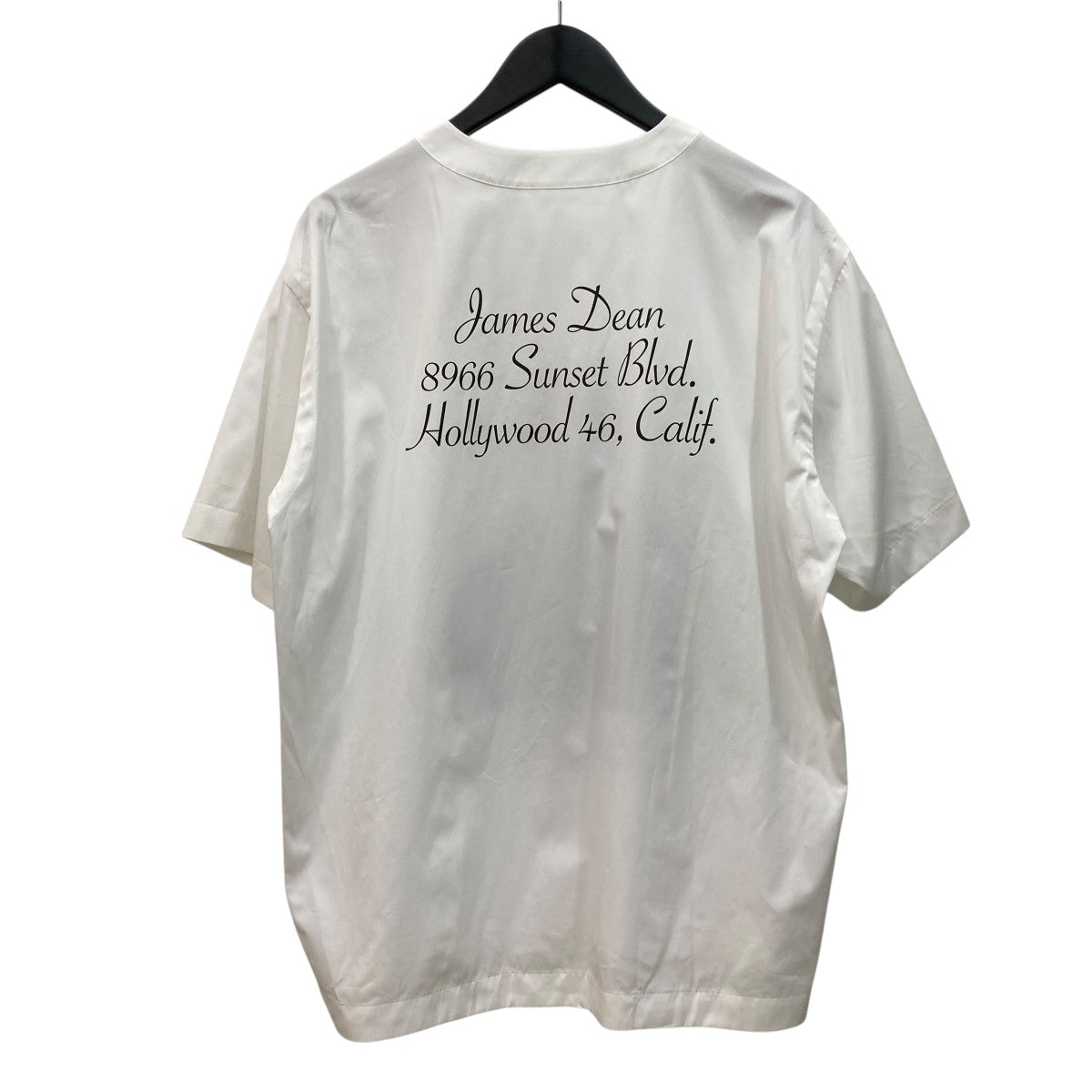 James Dean Cotton Poplin Shirt半袖ブラウス2503623M