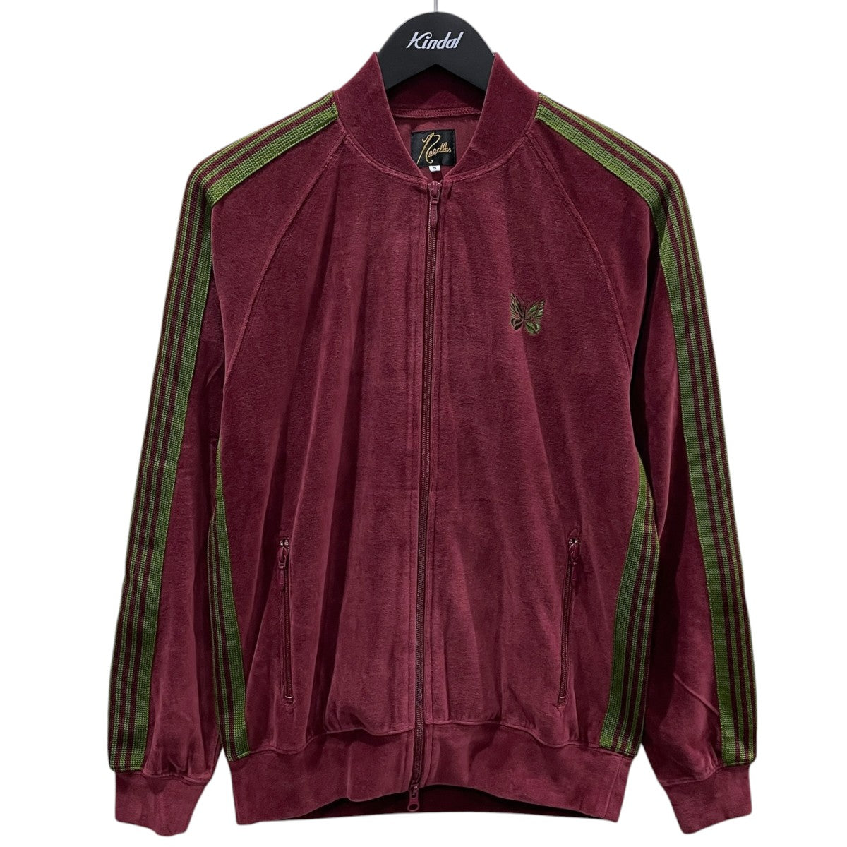 20AW ジップアップベロアジャケット R．C． TRACK JACKET - VELOUR リブカラー トラックジャケット ベロア HM230