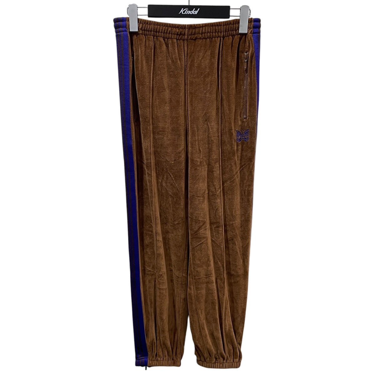 22SS 裾ジップイージーパンツ Zipped Track Pant - Poly Smooth ／ Velour ジップド トラックパンツ - ポリスムース ベロア KP435