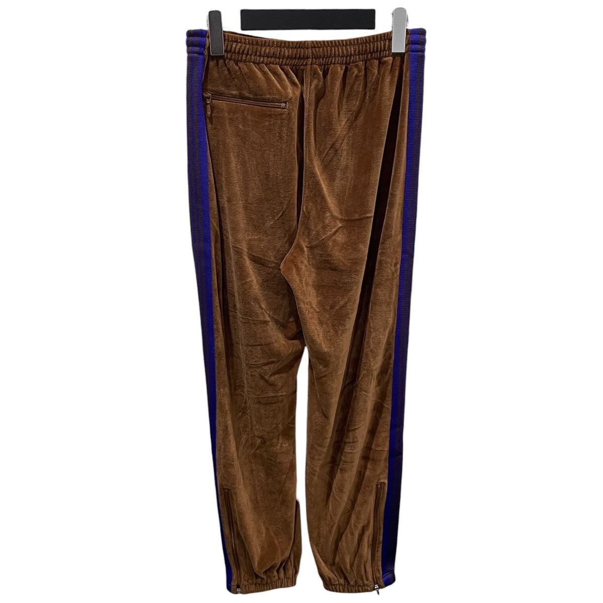 22SS 裾ジップイージーパンツ Zipped Track Pant - Poly Smooth ／ Velour ジップド トラックパンツ - ポリスムース ベロア KP435