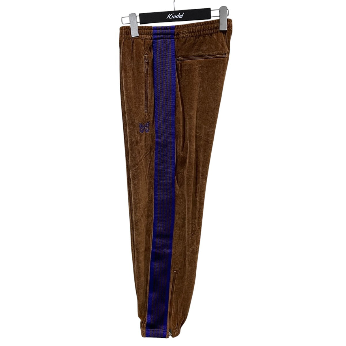 22SS 裾ジップイージーパンツ Zipped Track Pant - Poly Smooth ／ Velour ジップド トラックパンツ - ポリスムース ベロア KP435