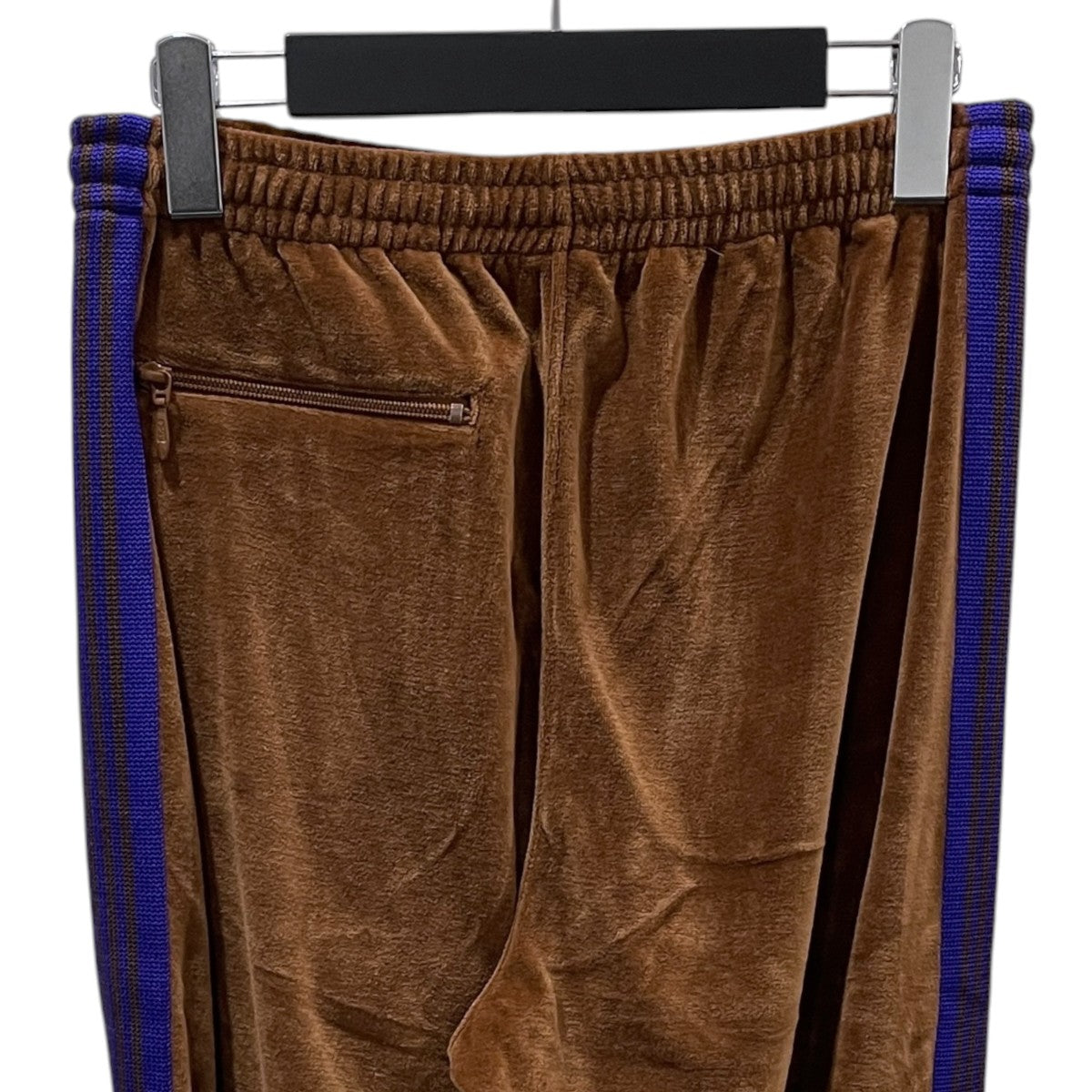 22SS 裾ジップイージーパンツ Zipped Track Pant - Poly Smooth ／ Velour ジップド トラックパンツ - ポリスムース ベロア KP435