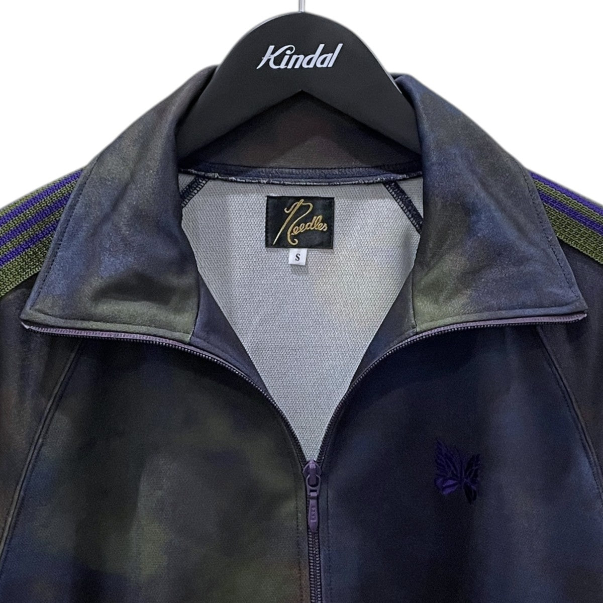 22AW タイダイグラフィック ジップアップジャケット TRACK JACKET - POLY SMOOTH ／ UNEVEN-DYE PRINTED トラックジャケット JO433
