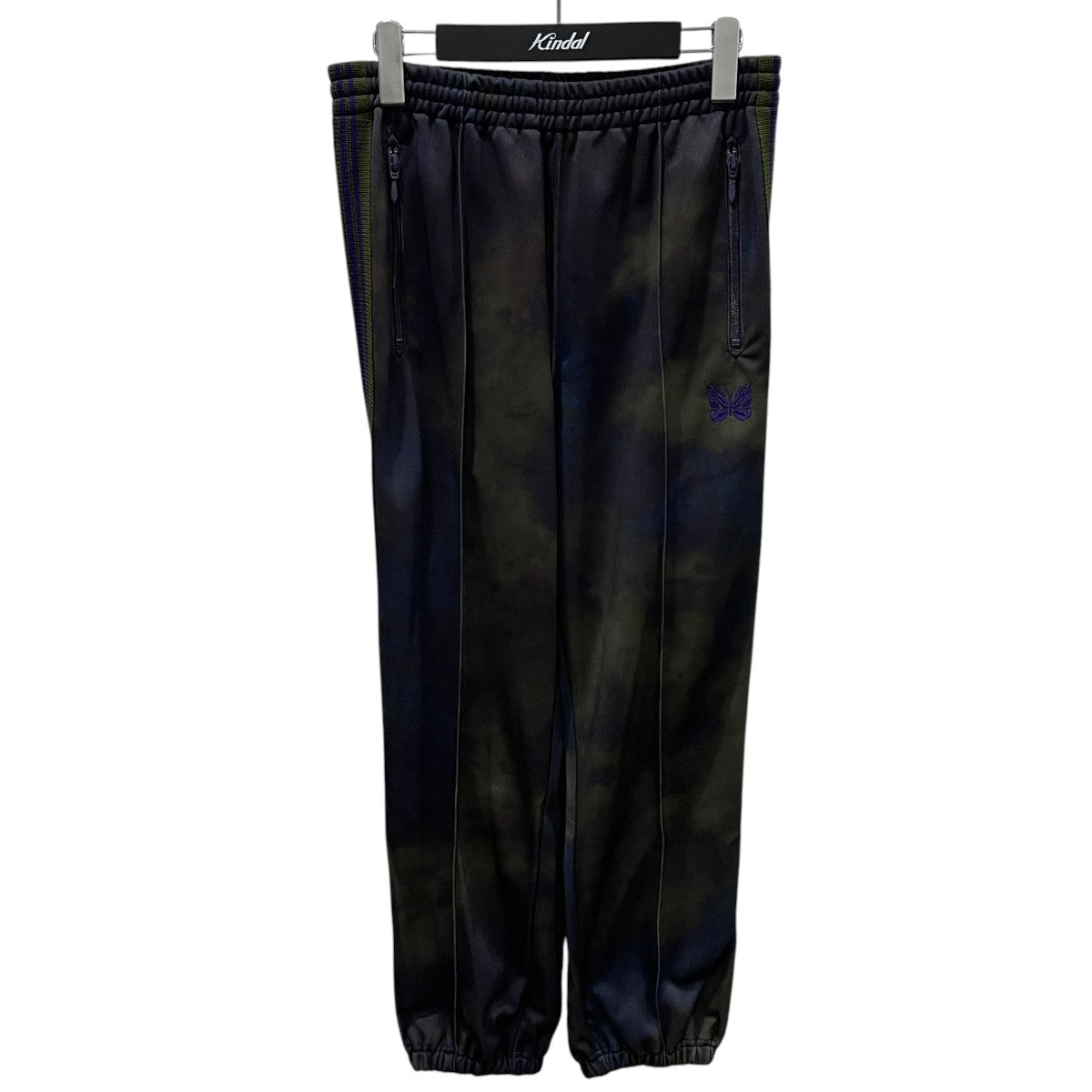 21SS タイダイプリントイージーパンツ ZIPPED TRACK PANTS UNEVEN DYE PRINTE ジップド トラック パンツ ‐ アンイーブン ダイ プリンテッド J0436