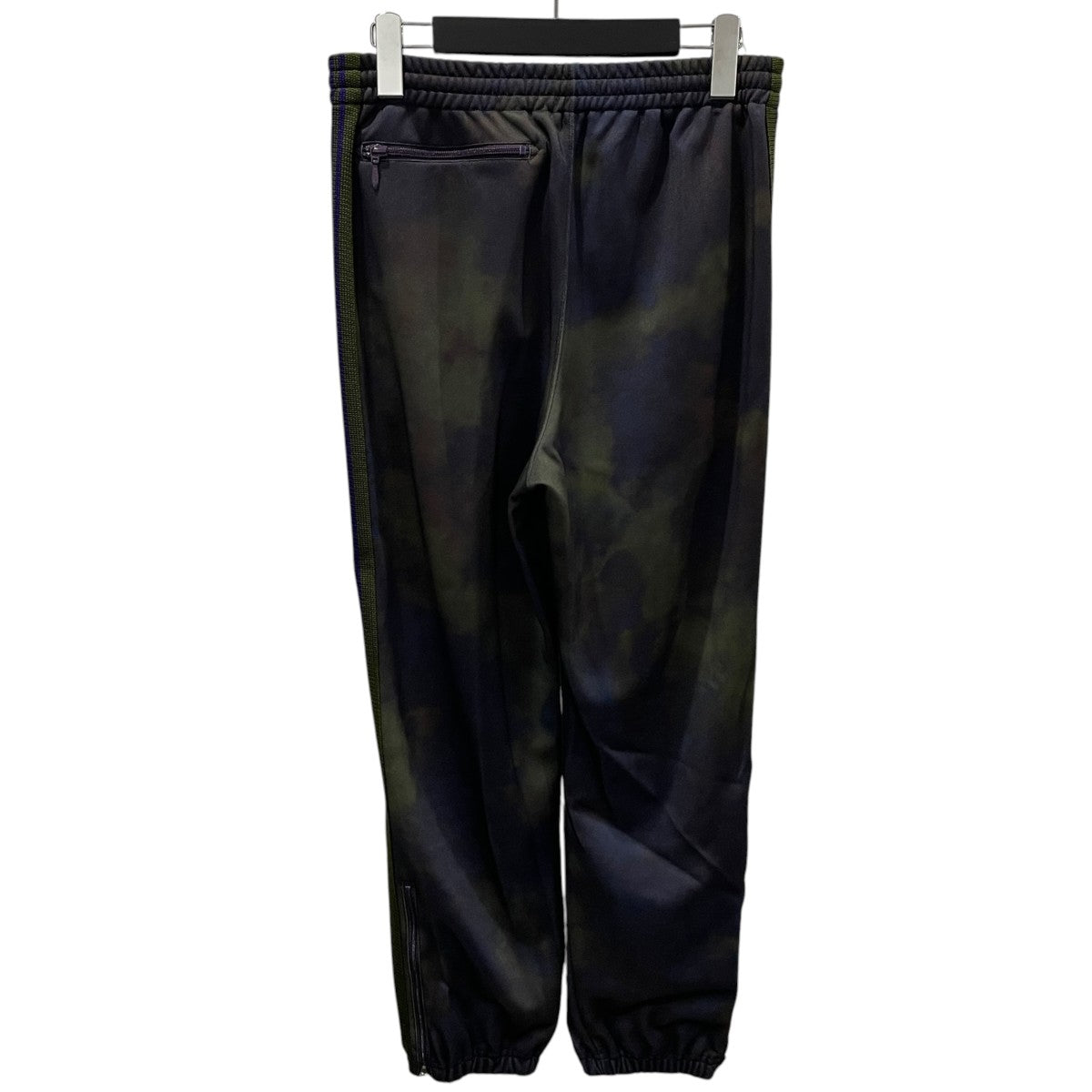 21SS タイダイプリントイージーパンツ ZIPPED TRACK PANTS UNEVEN DYE PRINTE ジップド トラック パンツ ‐ アンイーブン ダイ プリンテッド J0436