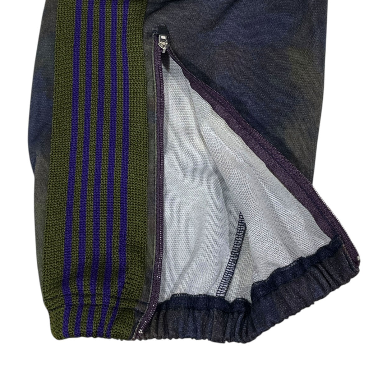 21SS タイダイプリントイージーパンツ ZIPPED TRACK PANTS UNEVEN DYE PRINTE ジップド トラック パンツ ‐ アンイーブン ダイ プリンテッド J0436