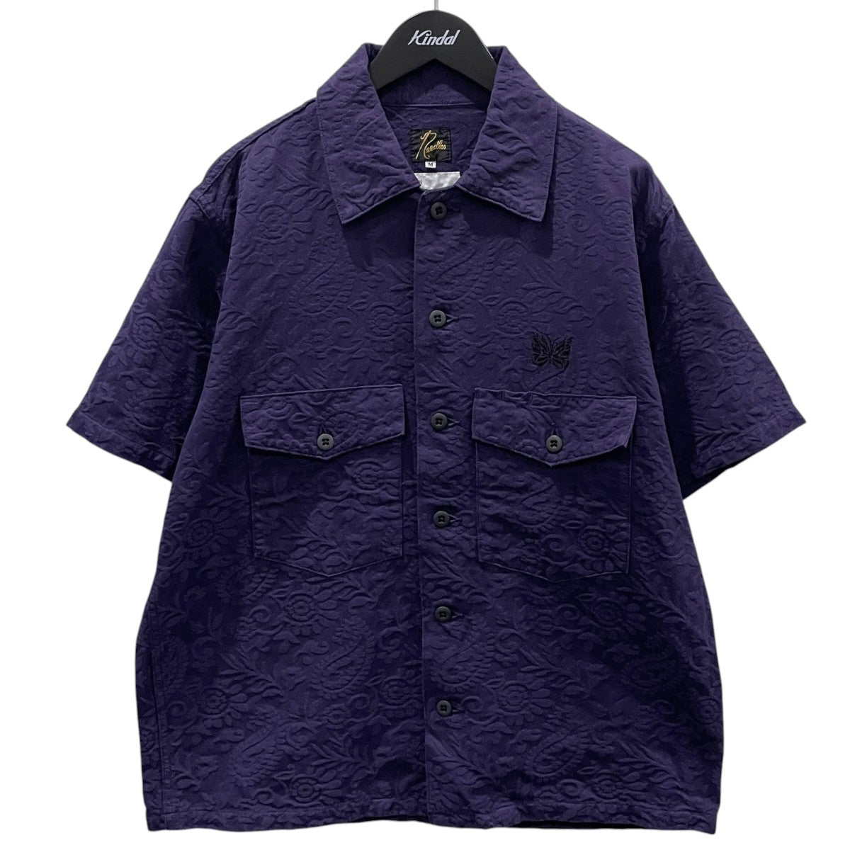 23SS 半袖シャツ S／S Fatigue Shirt - Paisley Jacquard ショートスリーブ ファティーグ シャツ - ペイズリー ジャカード NEED-0441