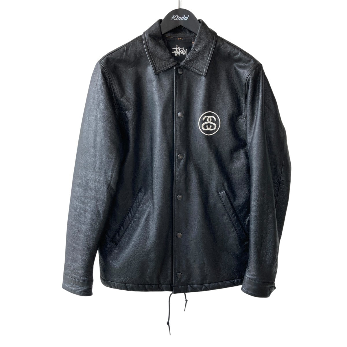 sheep leather coach jaketレザーコーチジャケット