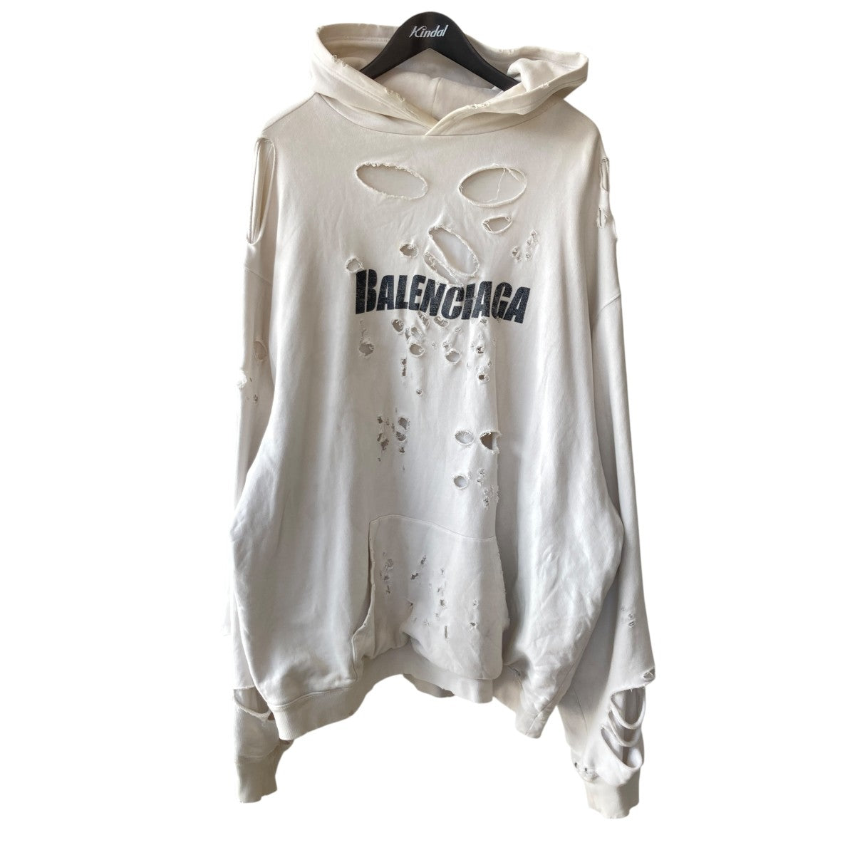 21SSCaps Destroyed Hoodieダメージ加工 プルオーバーパーカー659403