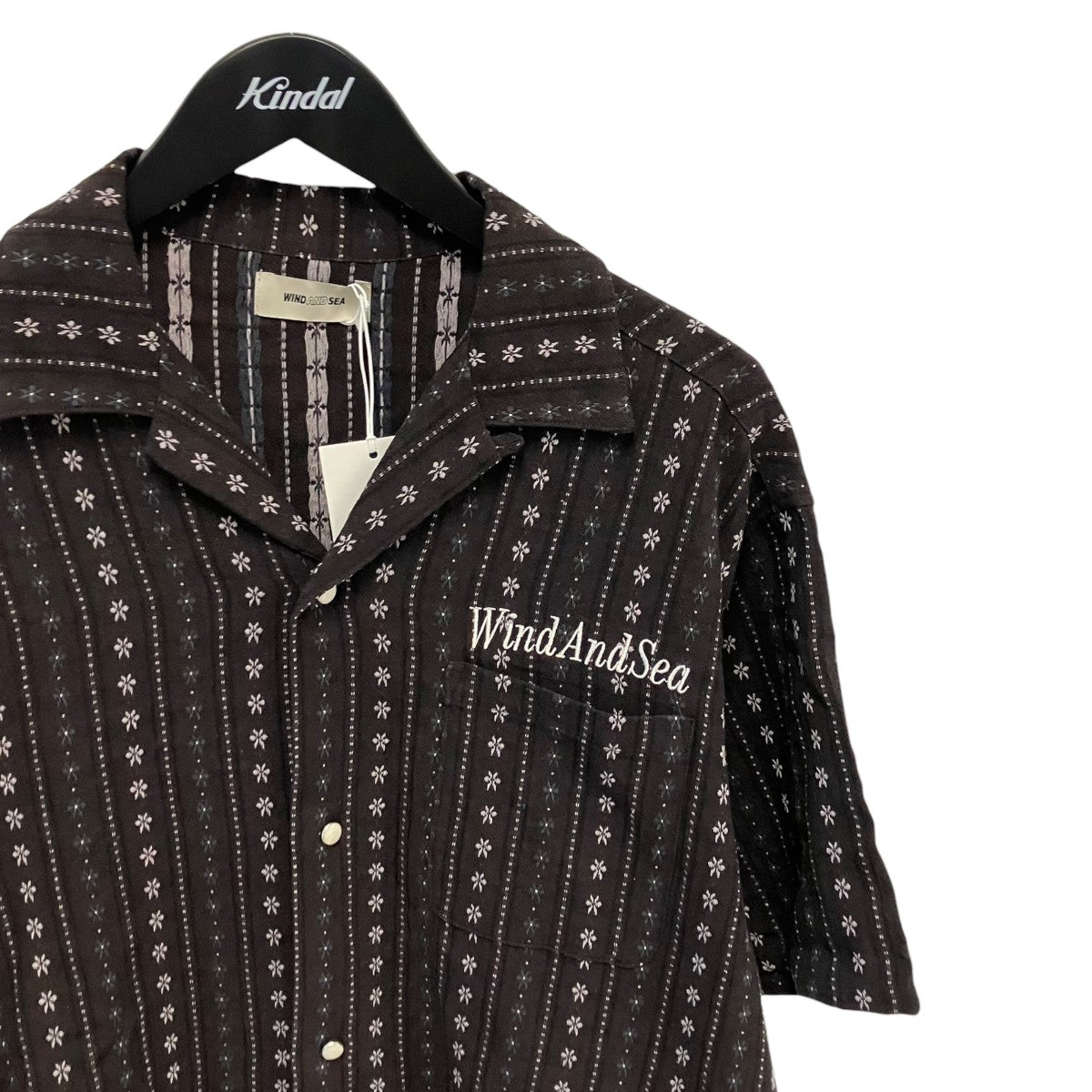 Flower pattern S S shirt半袖シャツWDS-0-SAT-26-Q2-SH-04