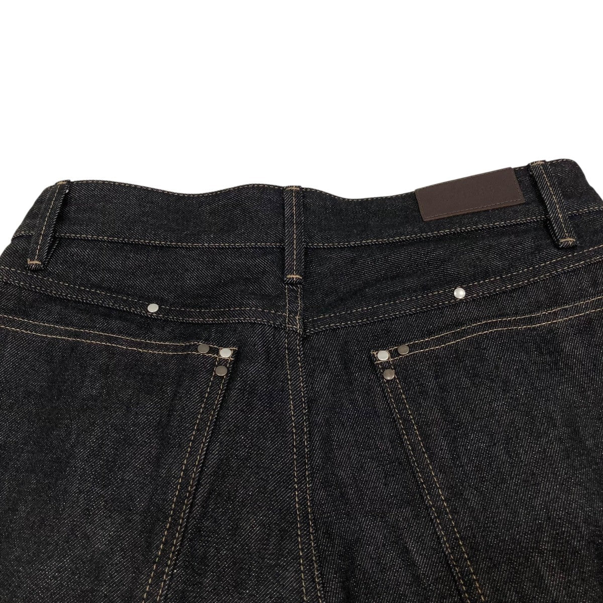 26SSWIDE PANT WITH STUDSデニムパンツPA1288 LD1061