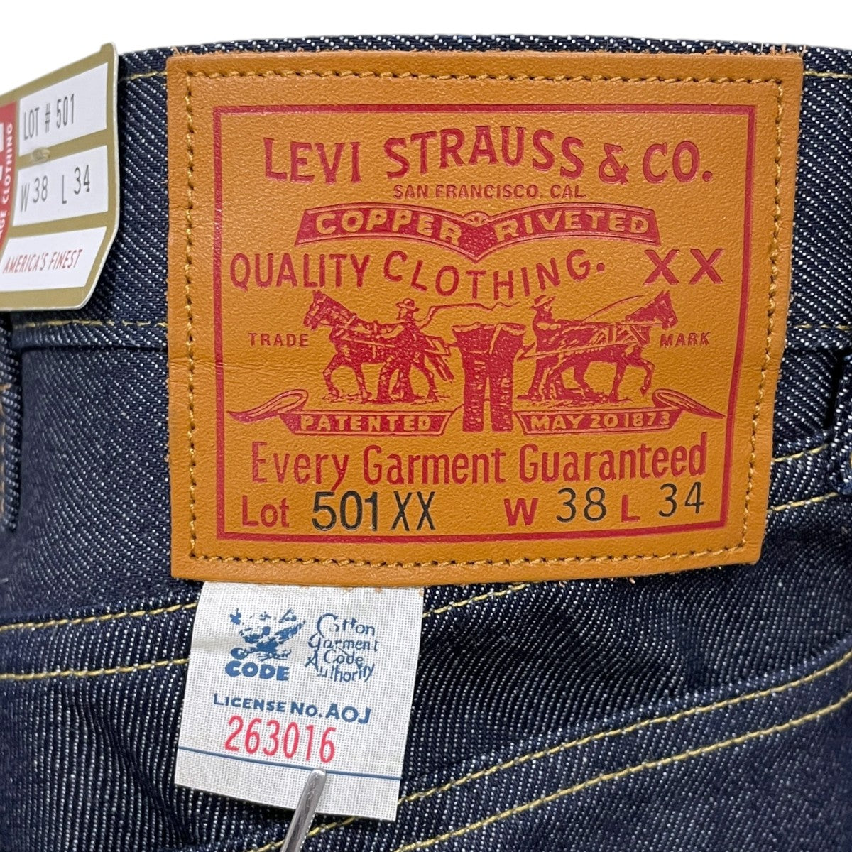 デニムパンツ 501XX 33年モデル 日本製 33501-0049