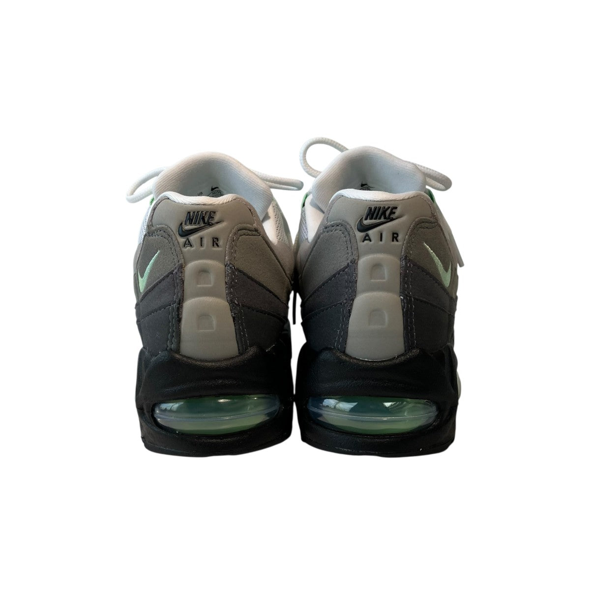 WMNS AIR MAX 95 BIG BUBBLE BLACK／FRESH MINT-WHITE-MEDIUM GREYスニーカーHJ5996-005