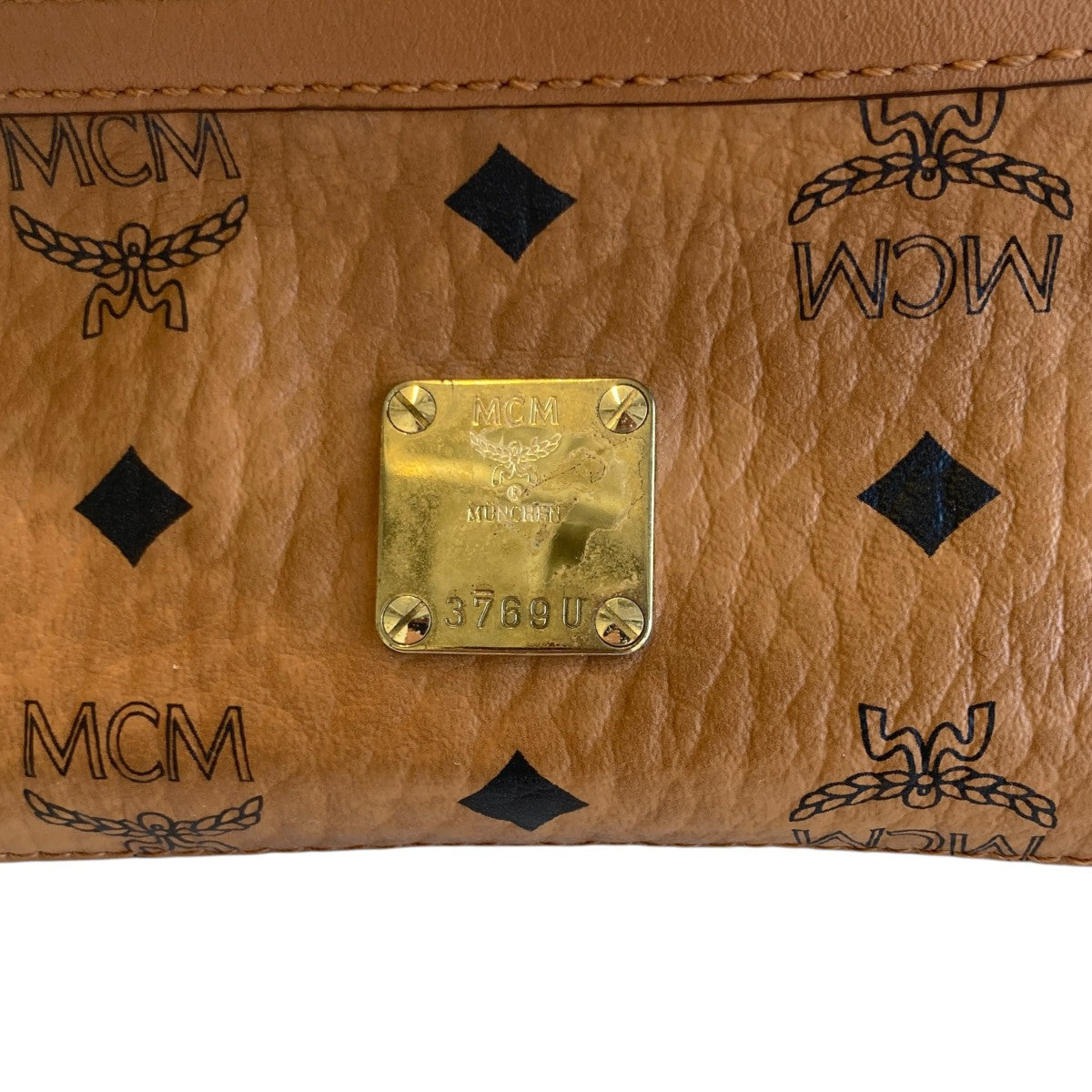 MCM(エムシーエム) ロゴウエストポーチ ブラウン｜【公式】カインド