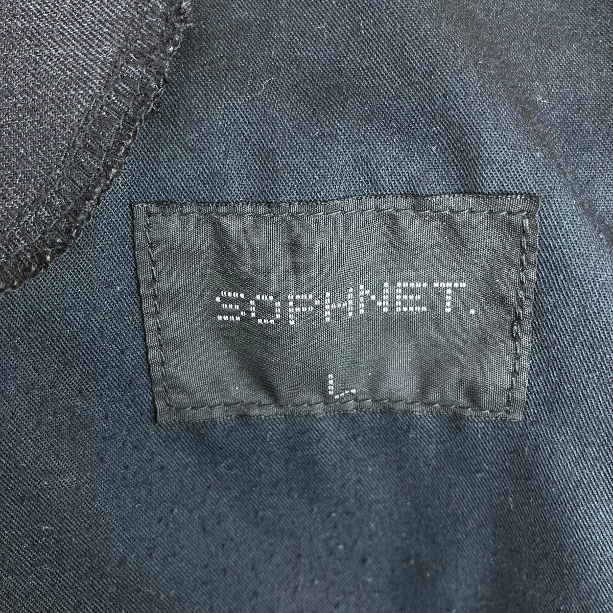 24AWSUPER 100’S WOOL SHIRRING SLIM FITスラックスSOPH-242017