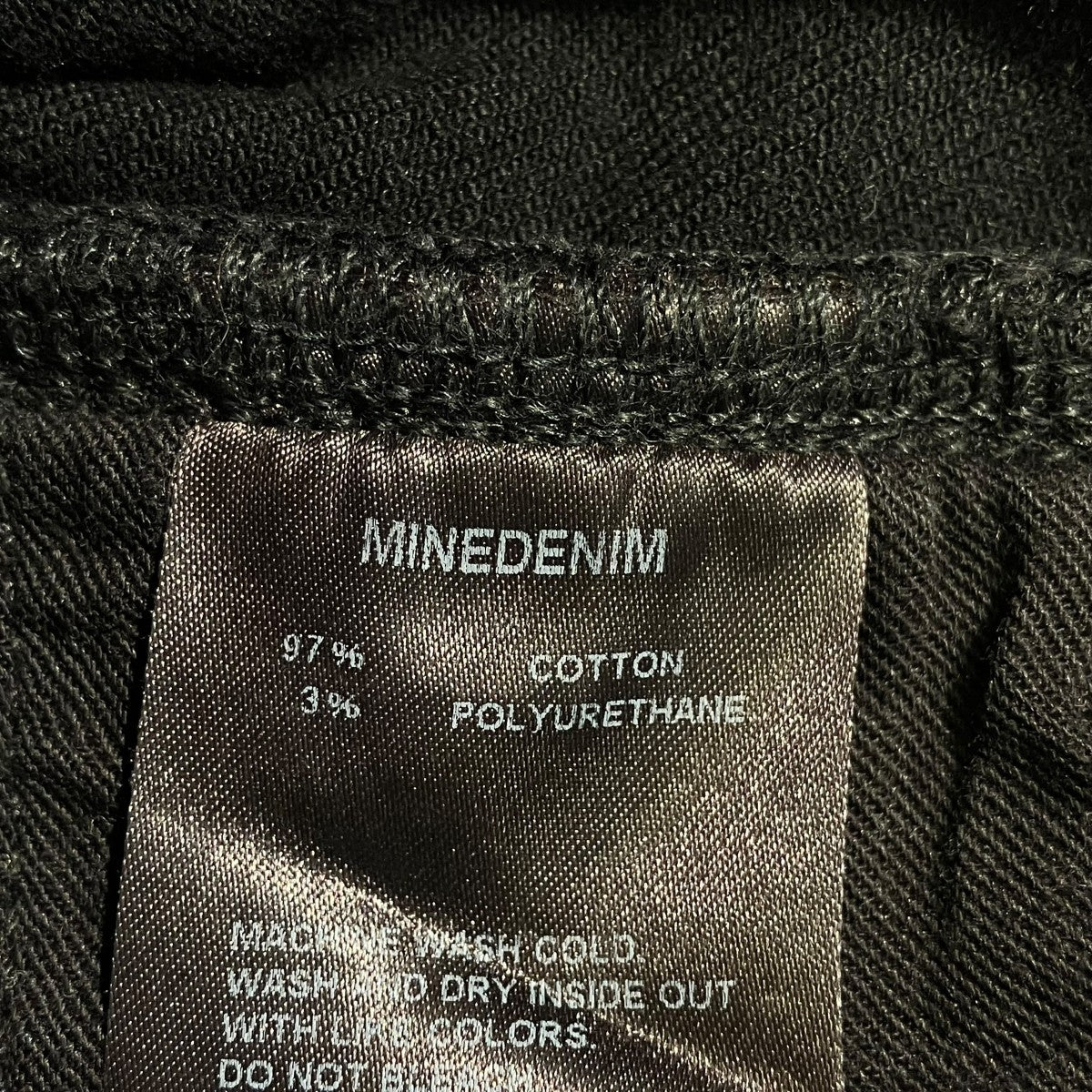 MINEDENIM(マインデニム) デニムパンツFPK107NUD FPK107NUD ブラック