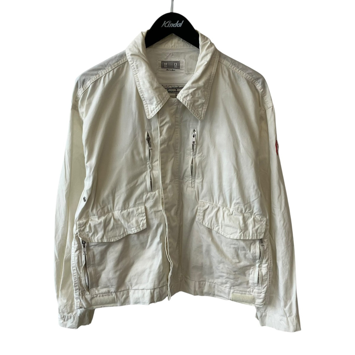 Paraffin-Coated Zip Long Sleeve JackeジップアップジャケットCES19JK12