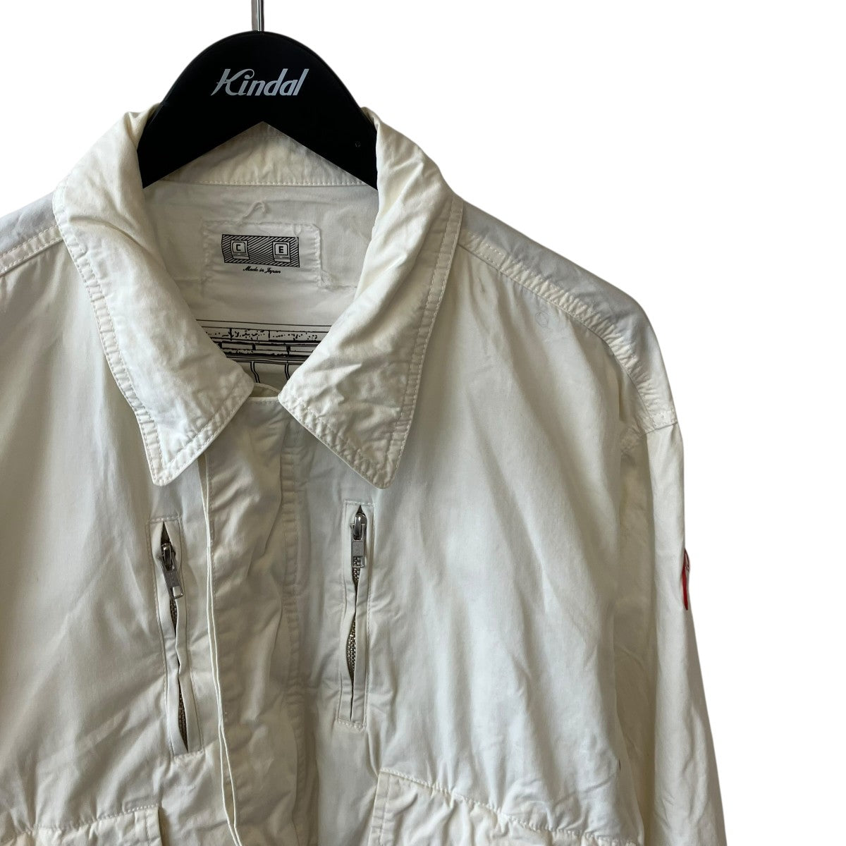 Paraffin-Coated Zip Long Sleeve JackeジップアップジャケットCES19JK12