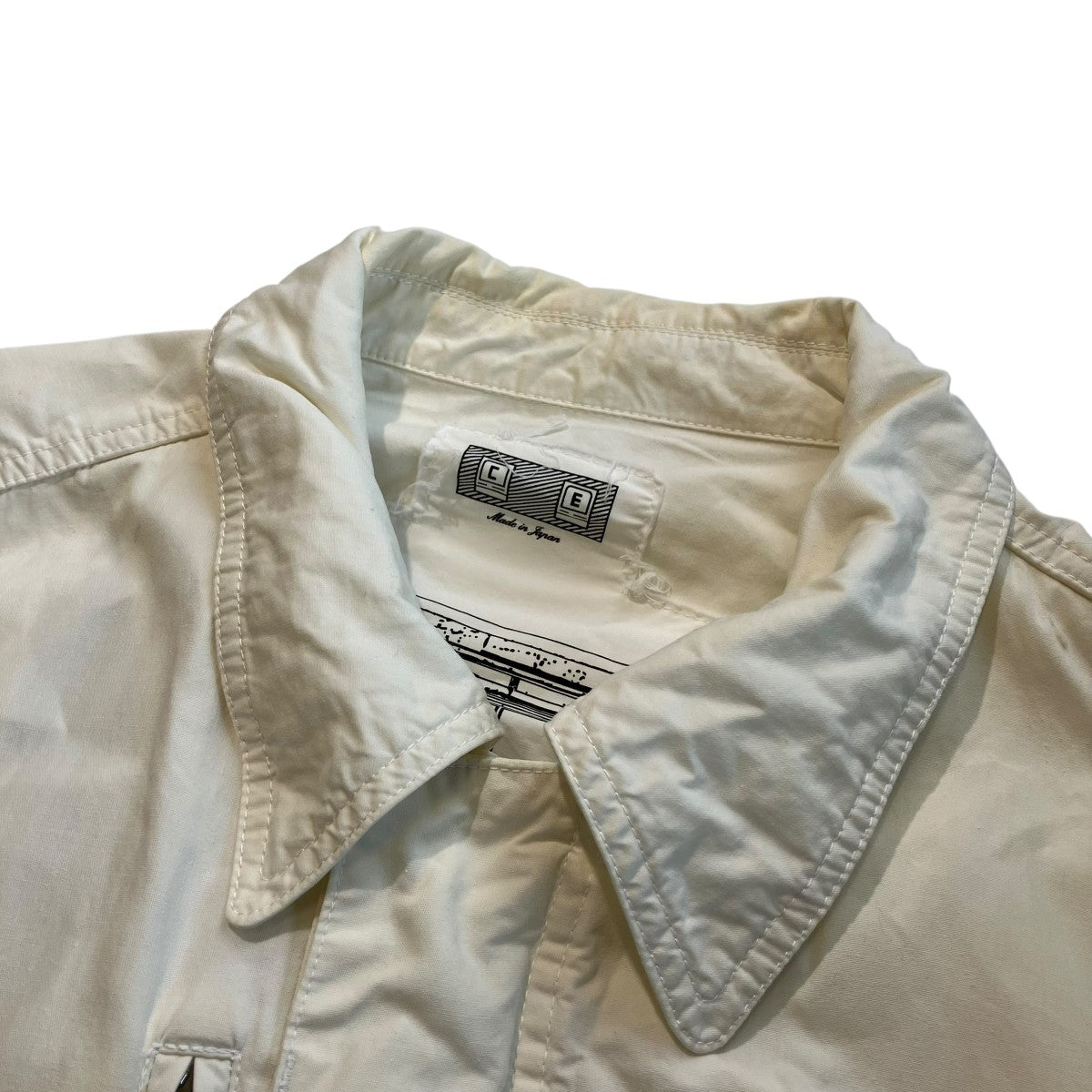 Paraffin-Coated Zip Long Sleeve JackeジップアップジャケットCES19JK12