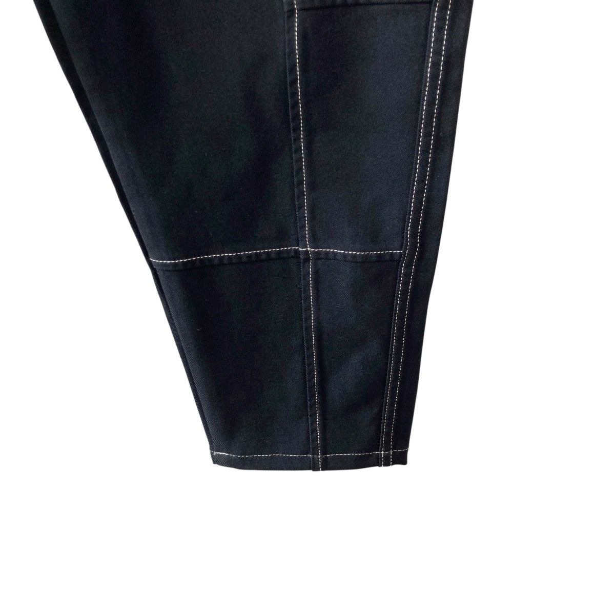 Polyester Gabardine Plain with Contrasted Workstiches PantsパンツW24131