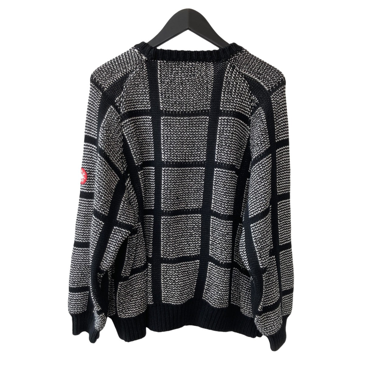 Grid Loose Waffle Knitワッフルニットセーター