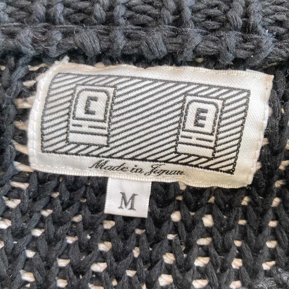 Grid Loose Waffle Knitワッフルニットセーター