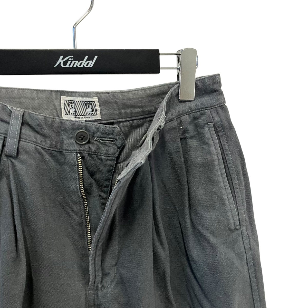 OVER TWO TUCK PANTSチノパンCES24PT09