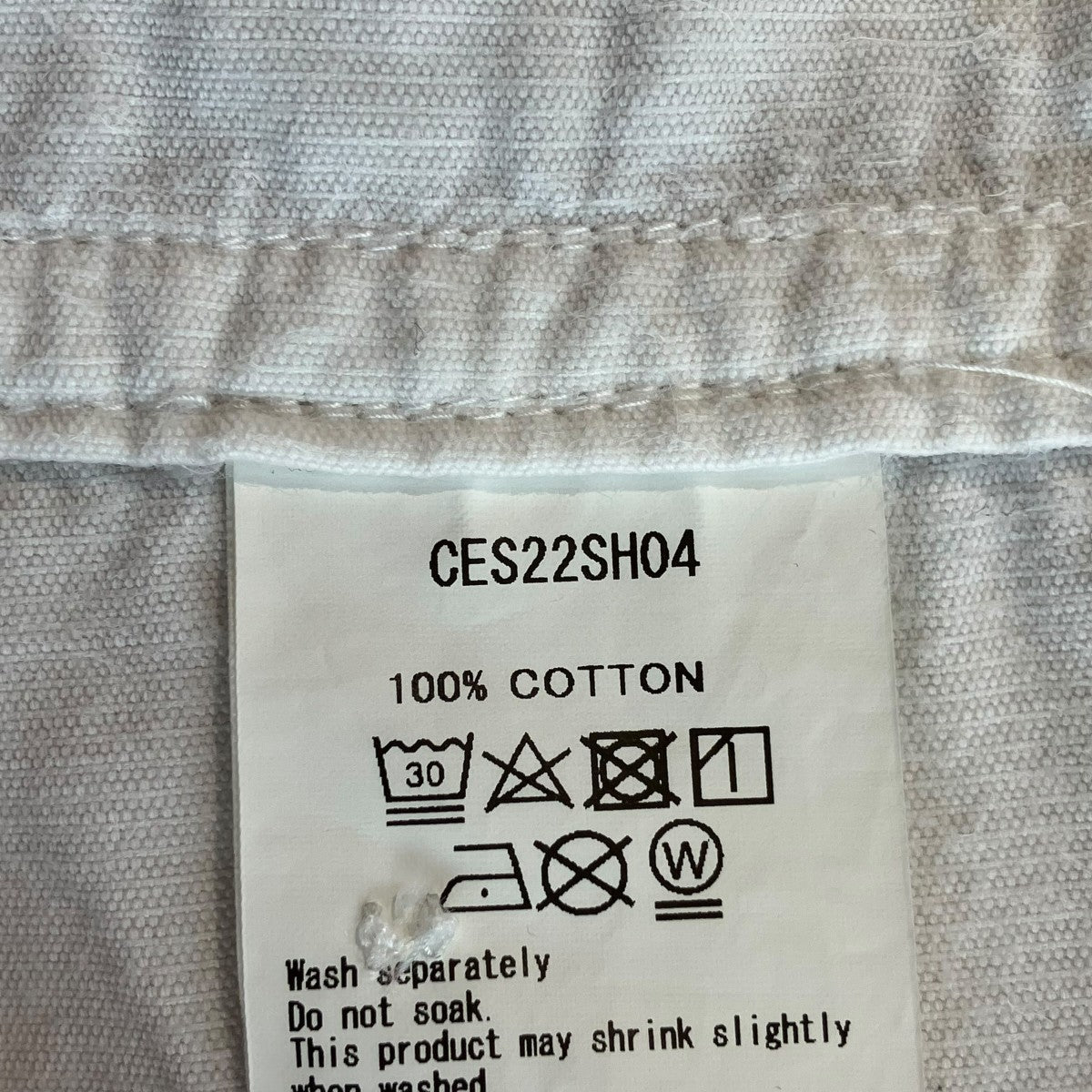 OVERDYE CORD DESIGN BIG SHIRTコーデュロイシャツCES22SH04