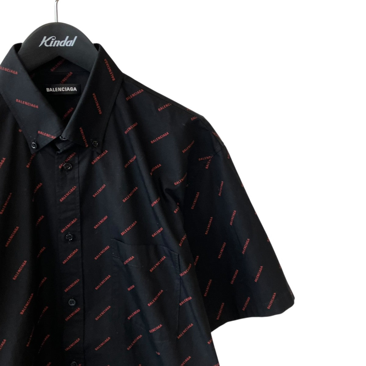 BALENCIAGA(バレンシアガ) 19SSAll-over logo short-sleeve button