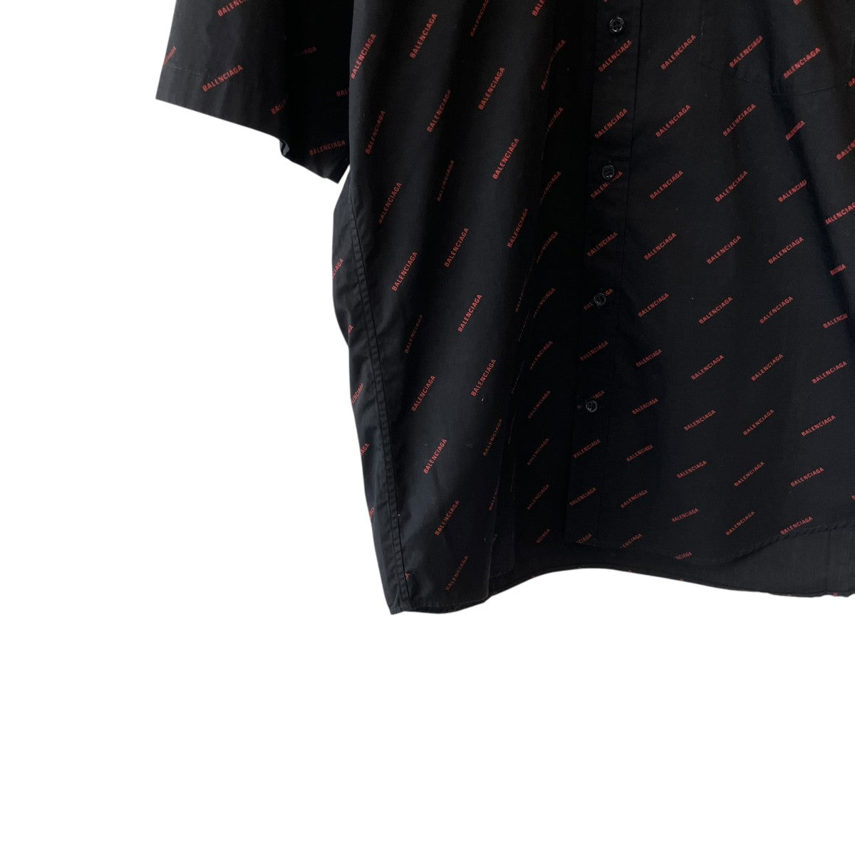 19SSAll-over logo short-sleeve button-down shirt半袖シャツ534332 TBL96