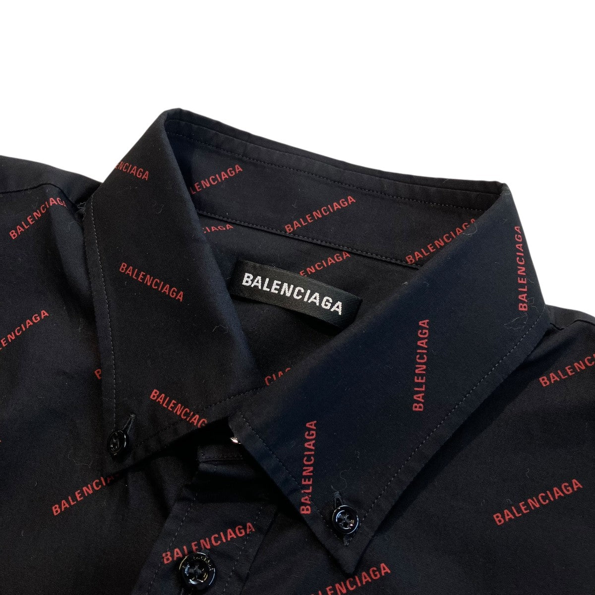 19SSAll-over logo short-sleeve button-down shirt半袖シャツ534332 TBL96