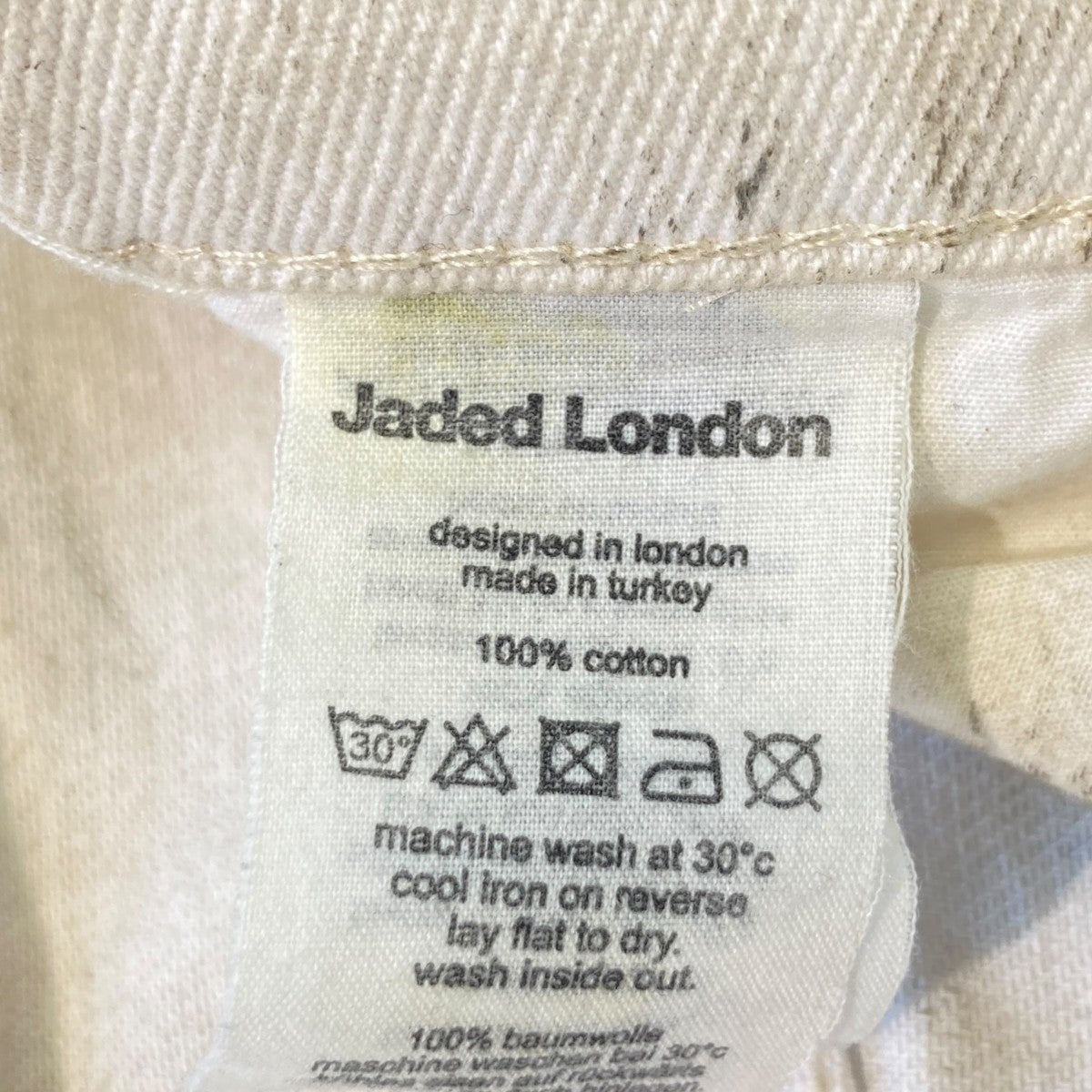 Sand Oil Wash Colossus Jeans加工デニムパンツ