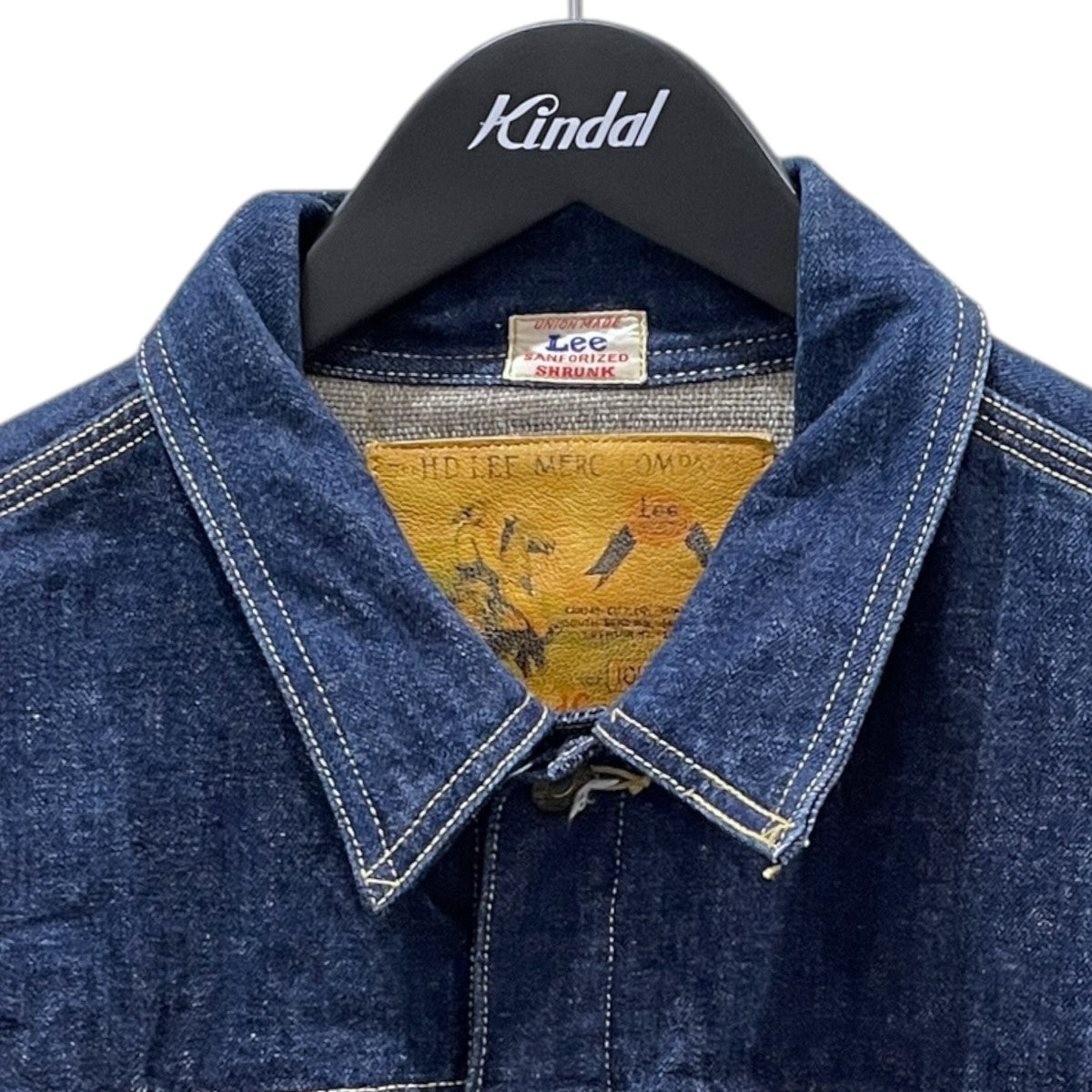 LEE×WAREHOUSE ブランケットライニング デニムジャケット LINED-COWBOY JACKET ラインド カウボーイ ジャケット 101J 古着・中古-3枚目のアイテム画像