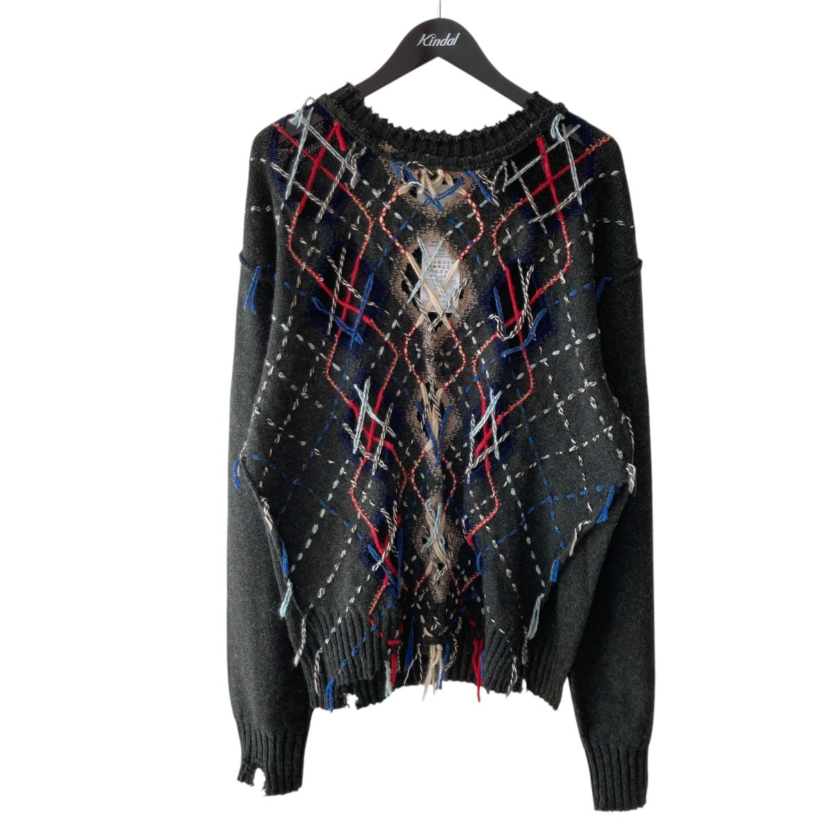 23AWCutout Knit Sweater加工ニットセーターS67HL0001