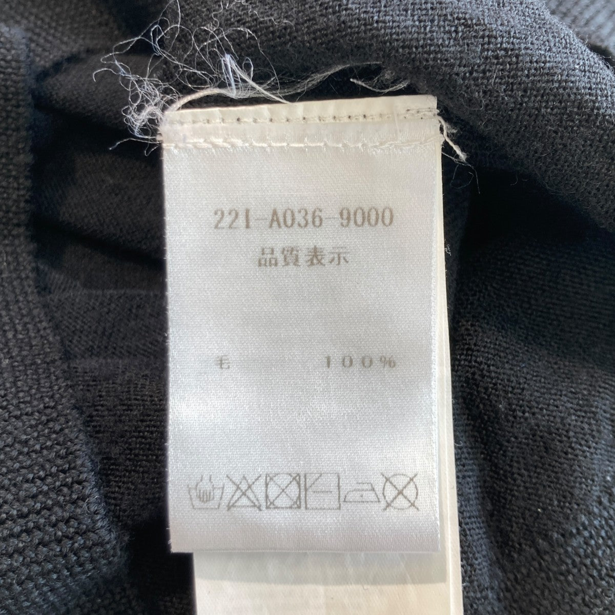 タートルネック ニットトップス22I-A036-9000