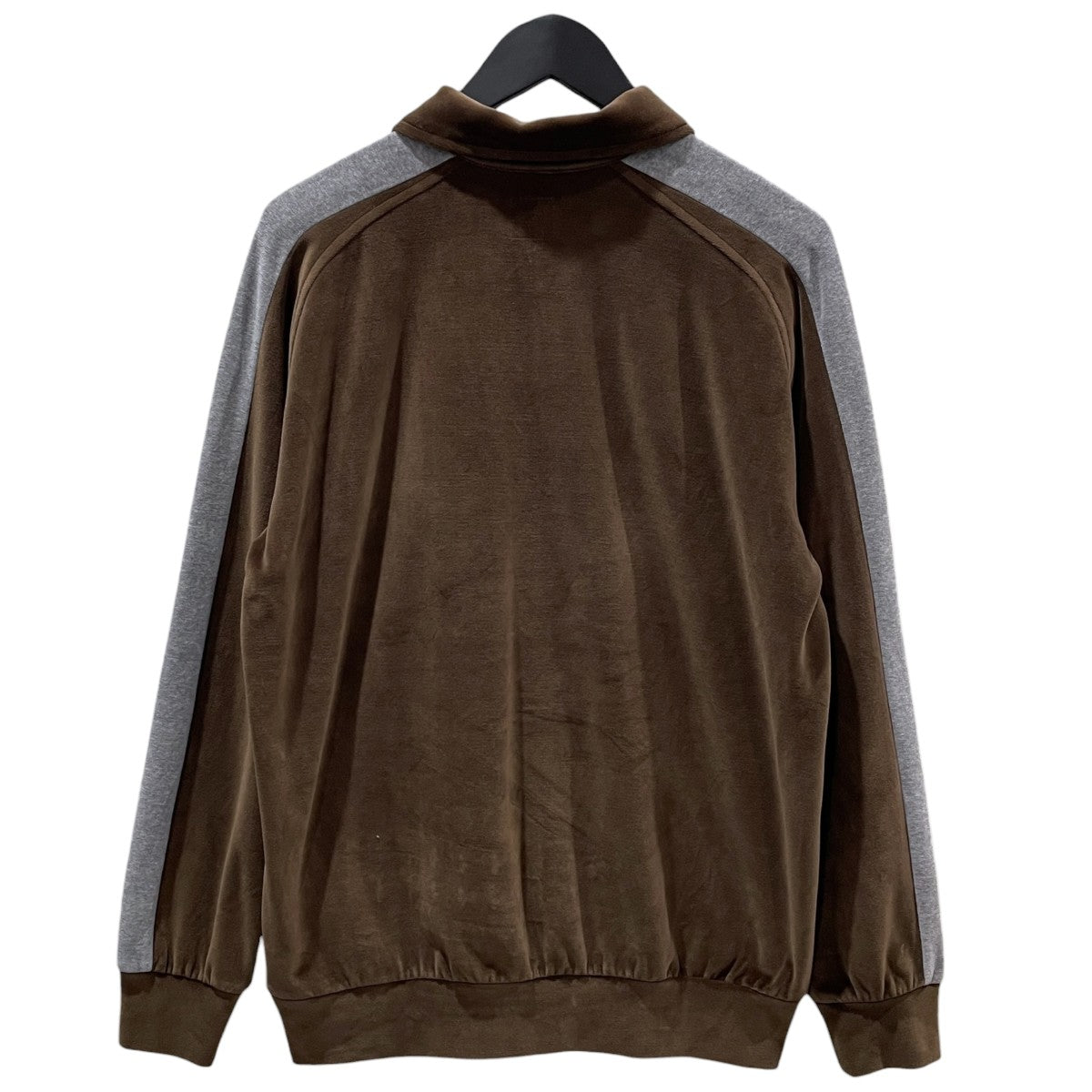 25AW ベロアポロシャツ Side Line Pullover Shirt - C／PE Velour サイドライン プルオーバー シャツ - コットン／ポリエステル ベロア RW338
