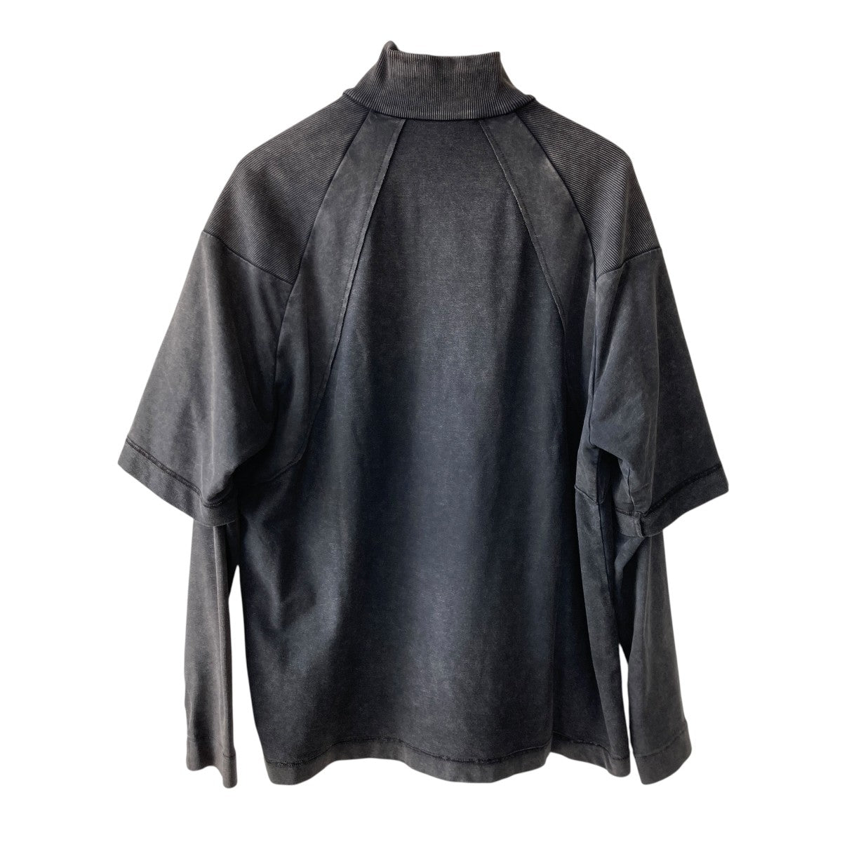 LOGO DOUBLE SLEEVE TEE WITH ZIPハーフジップ レイヤード長袖カットソー