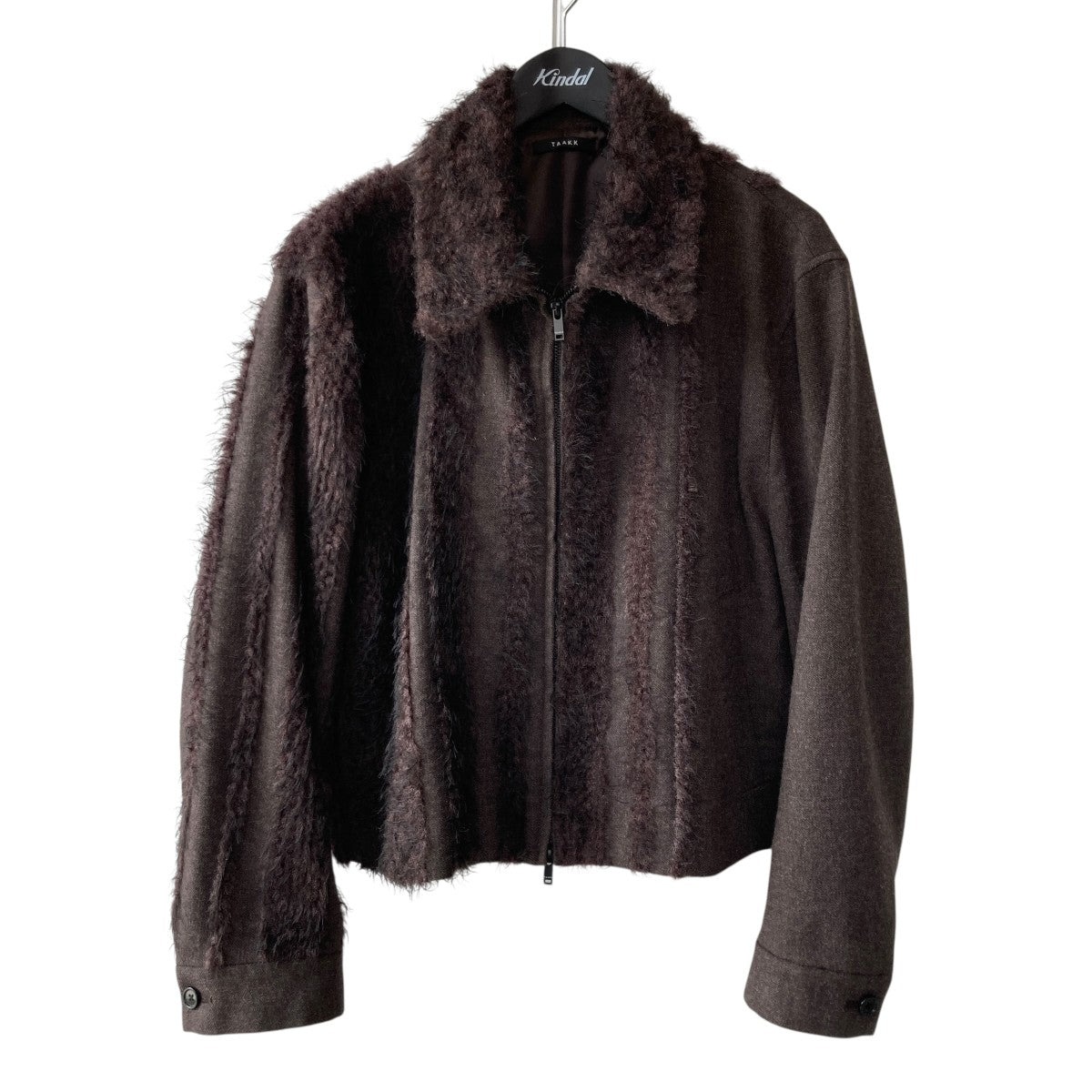 FUR TWEED ZIP BLOUSONブルゾンTA25AW-BL011