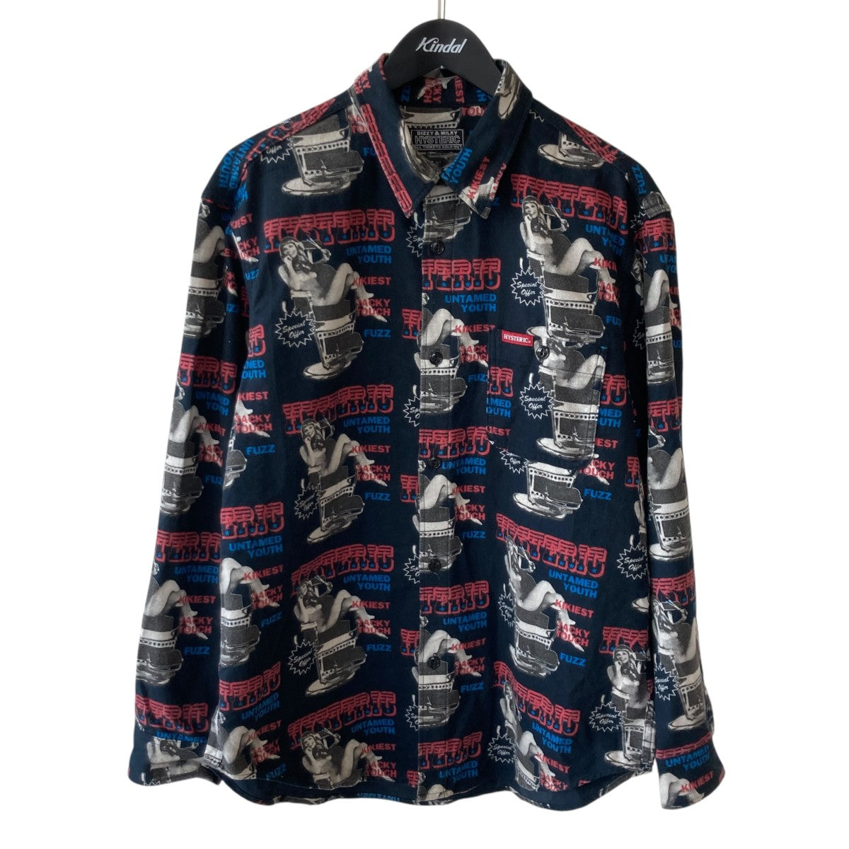 Hysteric Glamour 長袖シャツ02253AH05 古着・中古-1枚目のアイテム画像