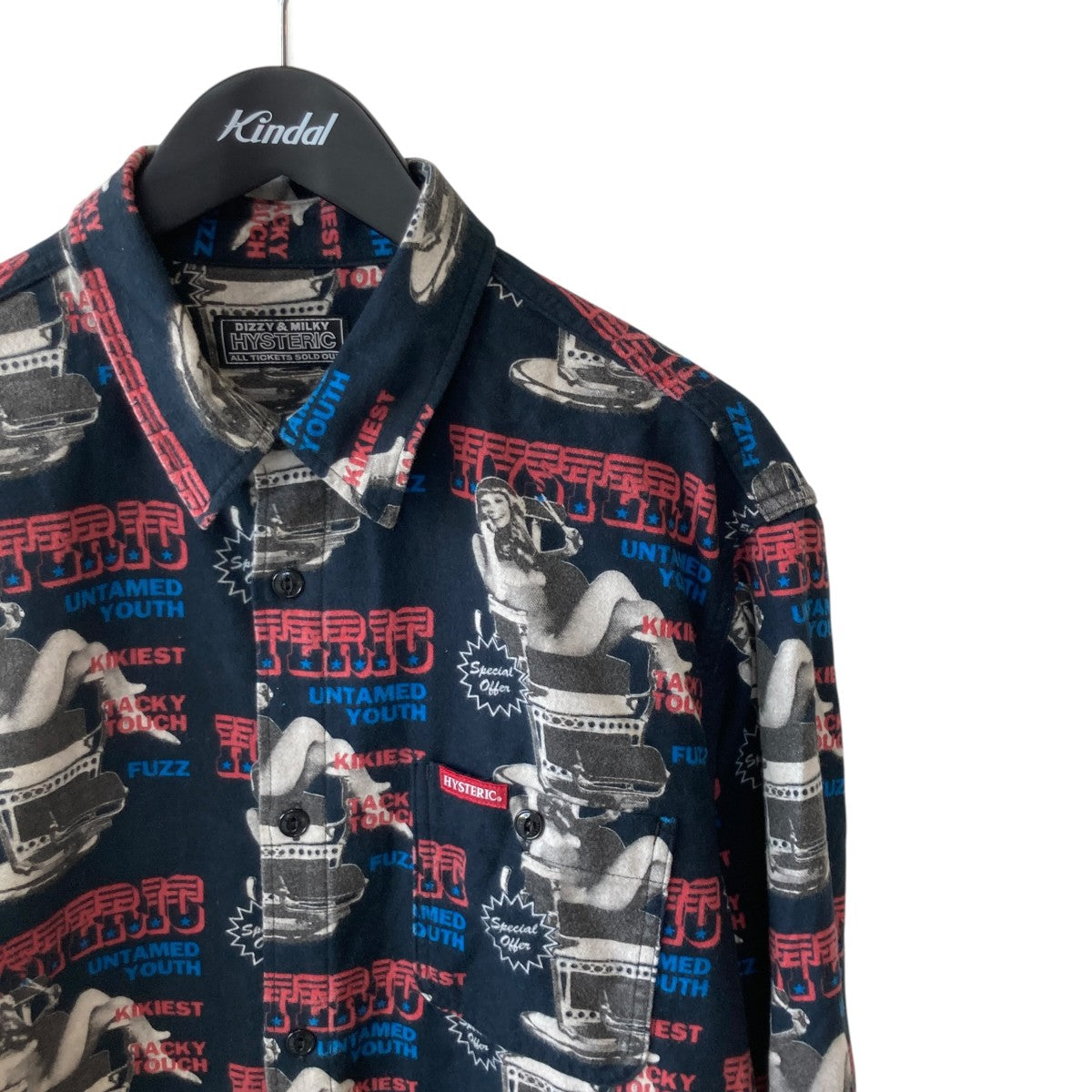 Hysteric Glamour 長袖シャツ02253AH05 古着・中古-3枚目のアイテム画像