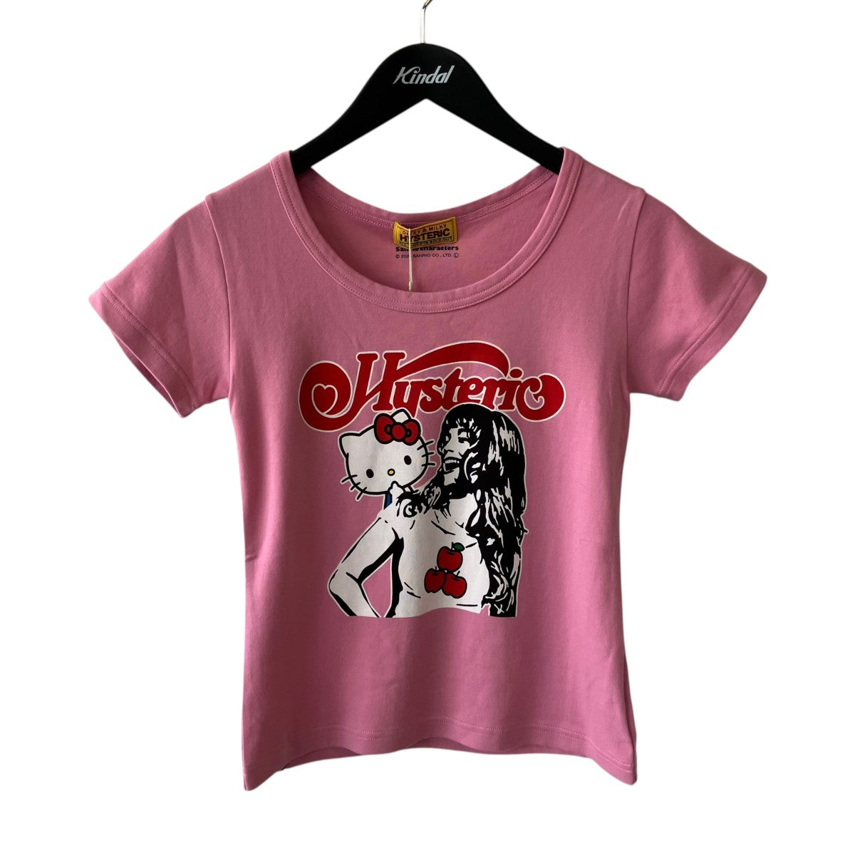 Hysteric Glamour KITTY ON WOMAN TeeTシャツ01261CT27 古着・中古-1枚目のアイテム画像